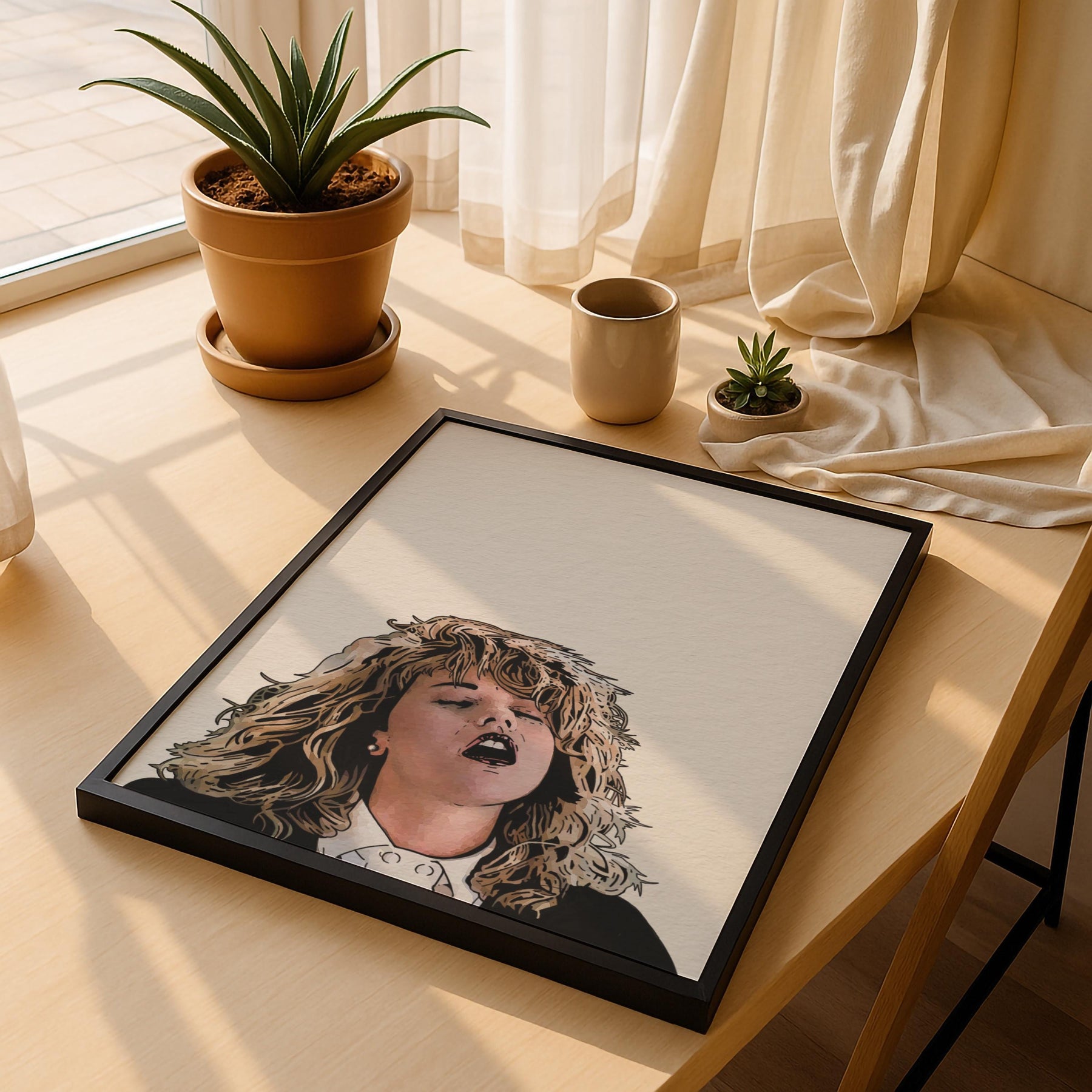 When Harry Met Sally Movie Poster Meg Ryan Minimalist Hand-Drawn Film Art (Giclée Print) — image 7