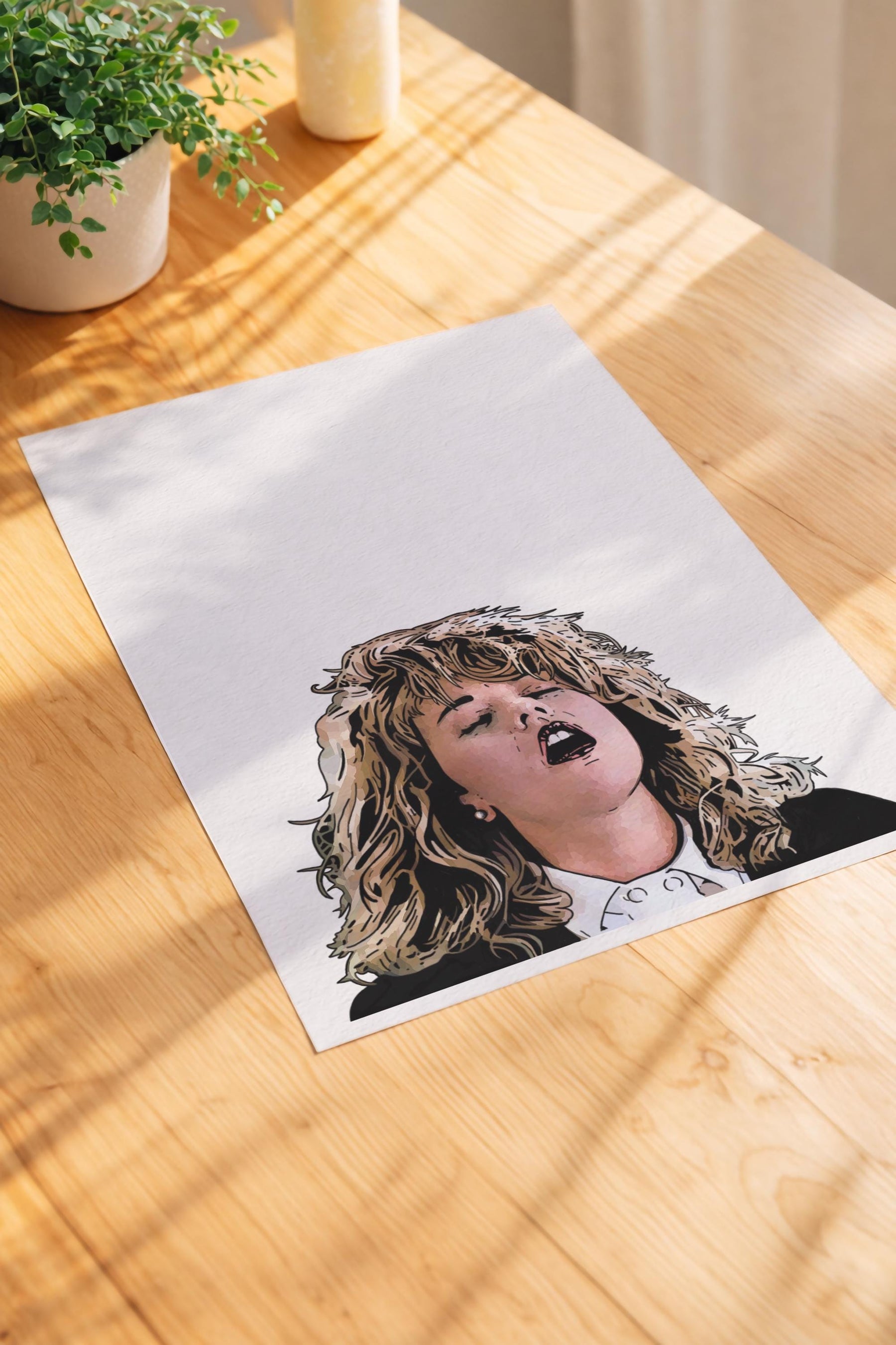 When Harry Met Sally Movie Poster Meg Ryan Minimalist Hand-Drawn Film Art (Giclée Print) — image 5
