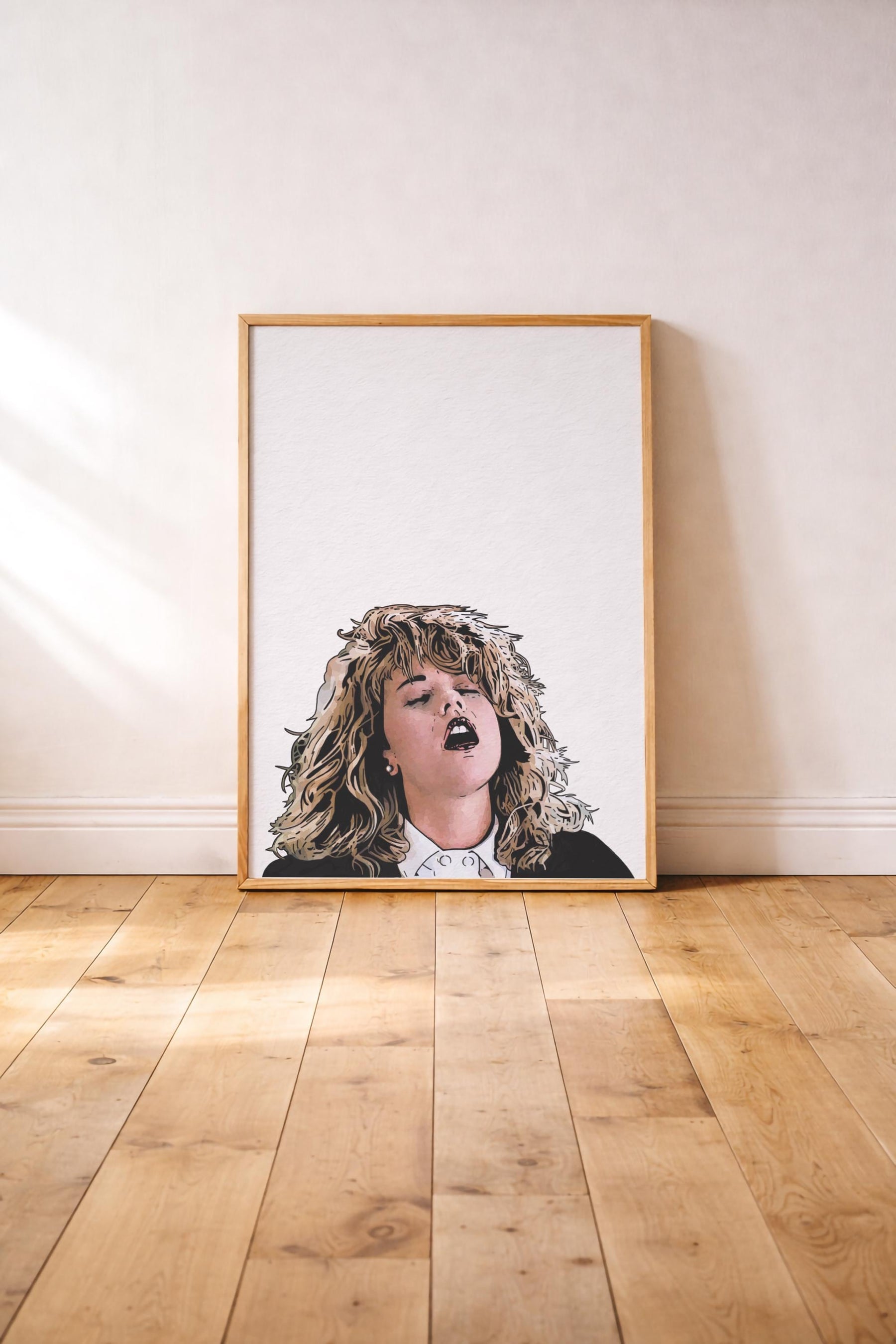 When Harry Met Sally Movie Poster Meg Ryan Minimalist Hand-Drawn Film Art (Giclée Print) — image 3