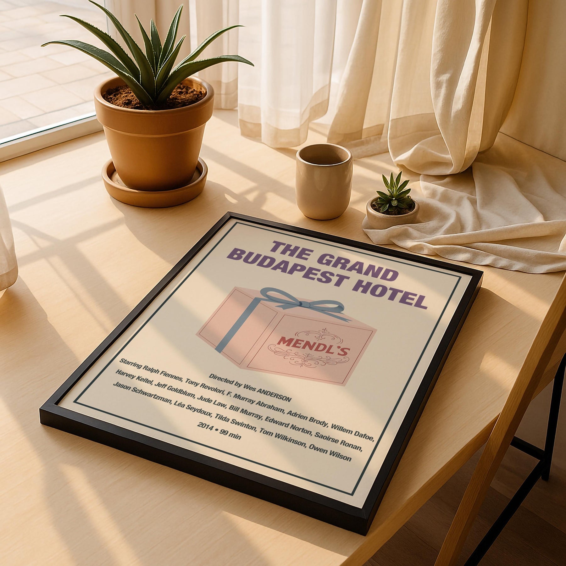 The Grand Budapest Hotel Minimalist Movie Poster – Mendl’s Patisserie Box Film Art Cinema Print — image 5