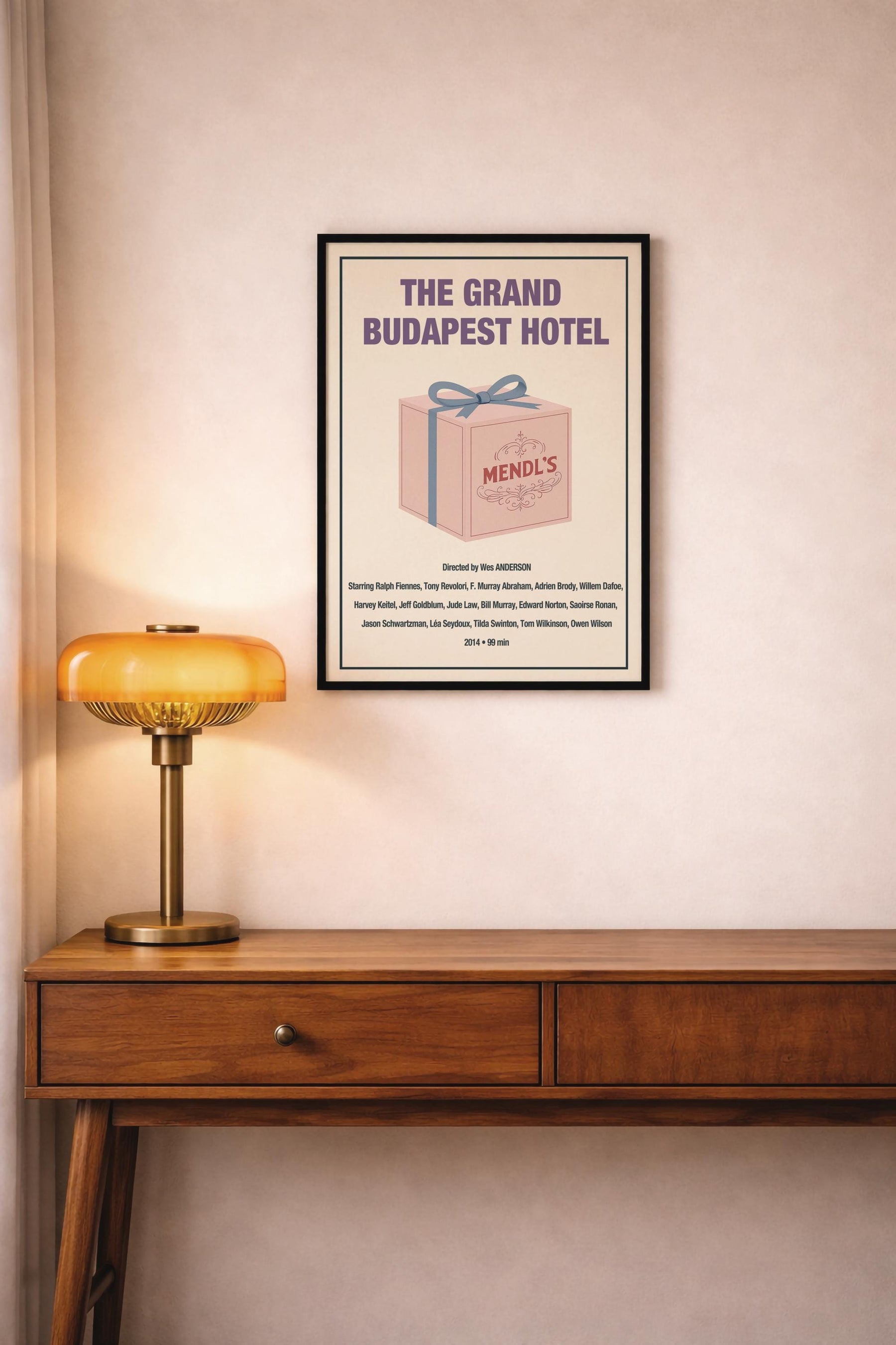 The Grand Budapest Hotel Minimalist Movie Poster – Mendl’s Patisserie Box Film Art Cinema Print — image 7