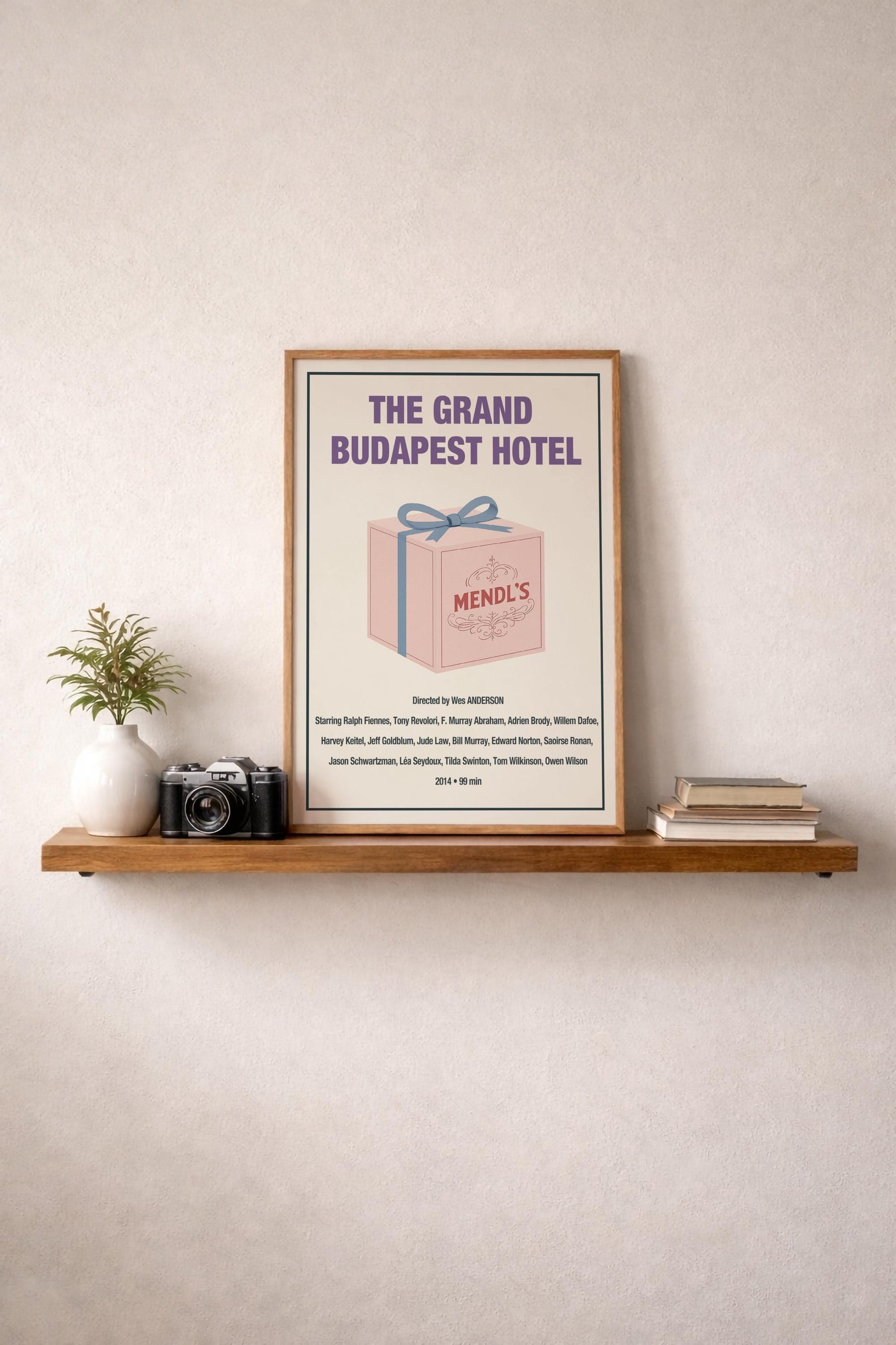 The Grand Budapest Hotel Minimalist Movie Poster – Mendl’s Patisserie Box Film Art Cinema Print — image 8