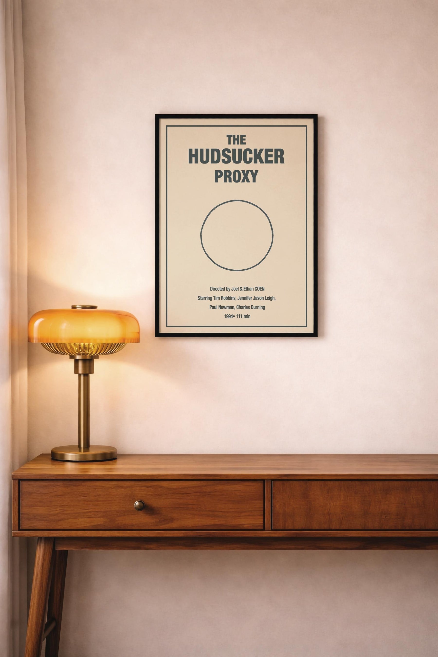 The Hudsucker Proxy Minimalist Movie Poster – “You Know… For Kids!” Circle Illustration Film Art Cinema Print — image 7