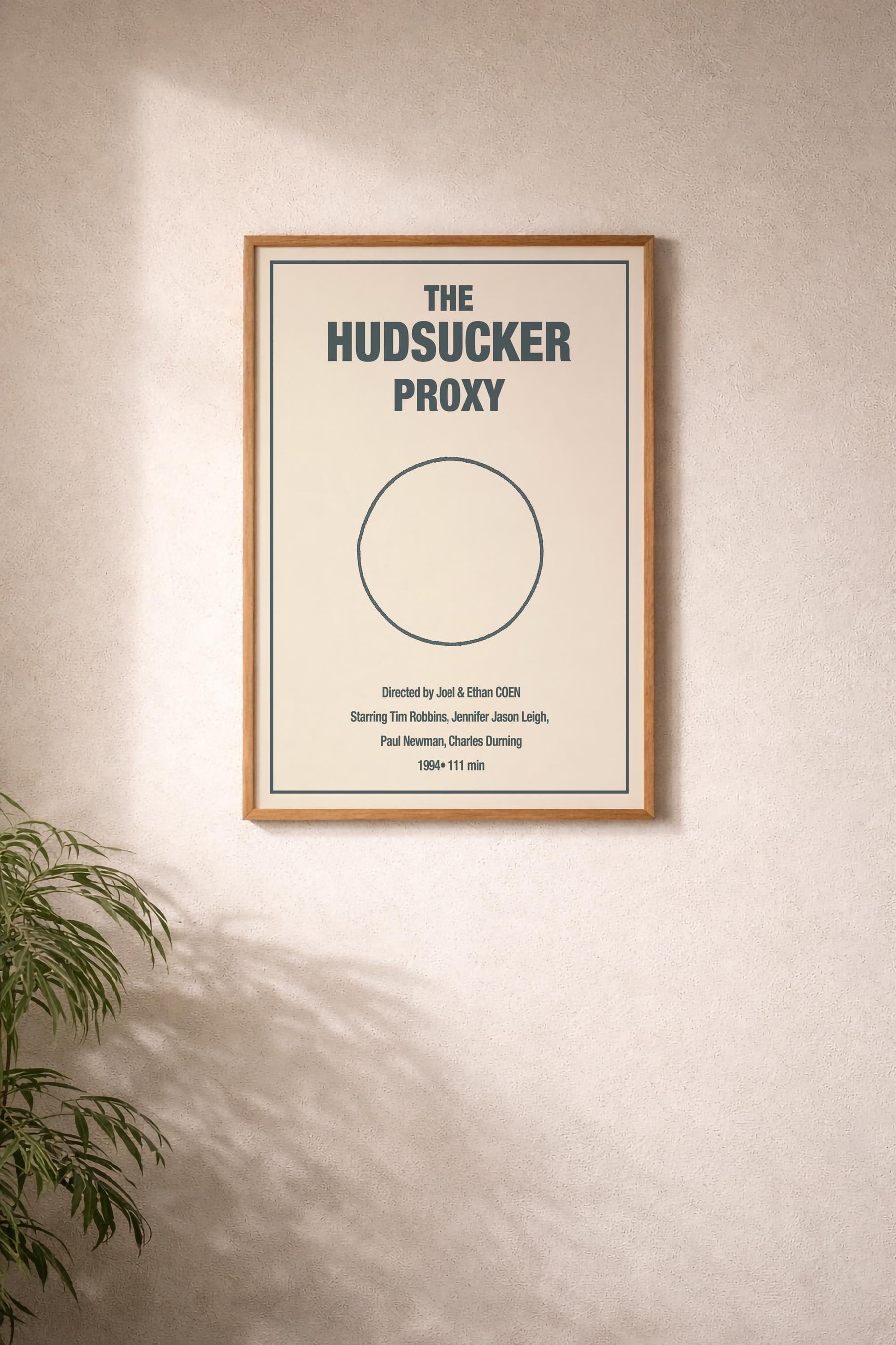 The Hudsucker Proxy Minimalist Movie Poster – “You Know… For Kids!” Circle Illustration Film Art Cinema Print — image 6