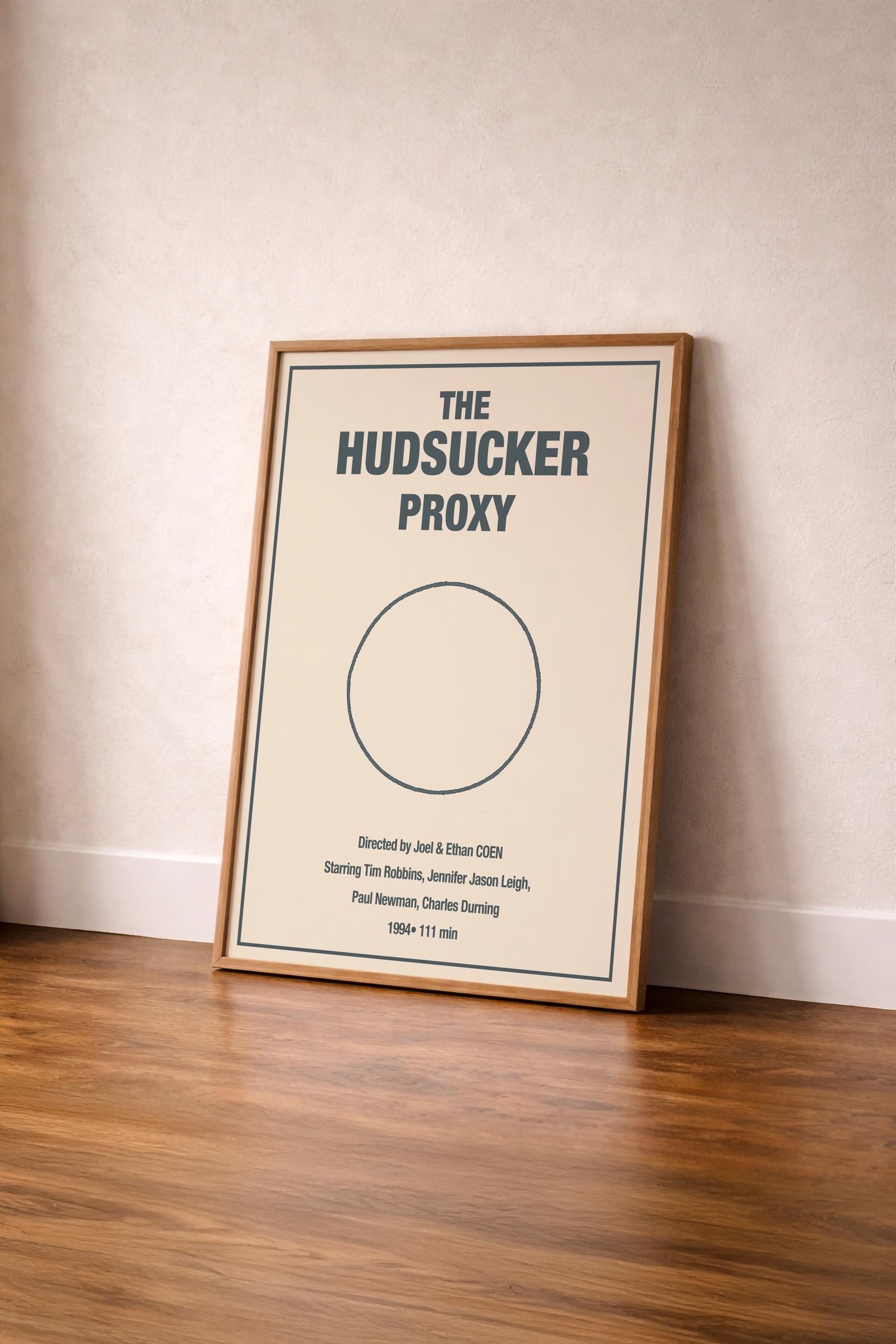 The Hudsucker Proxy Minimalist Movie Poster – “You Know… For Kids!” Circle Illustration Film Art Cinema Print — image 4