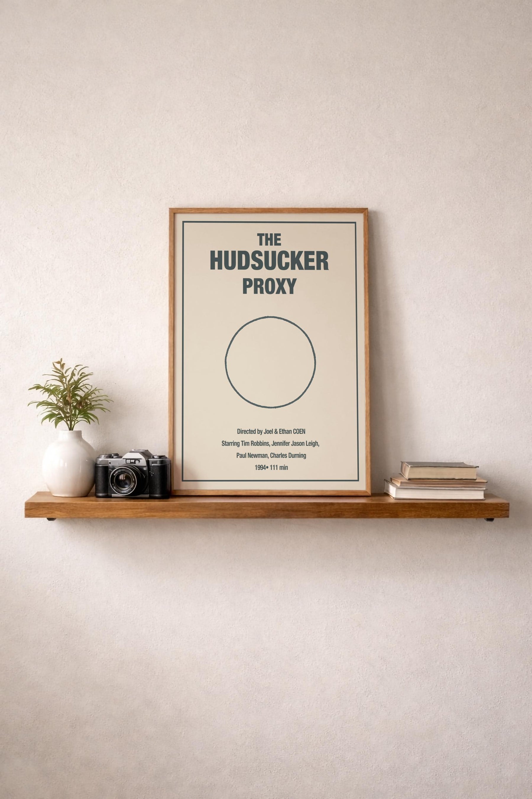 The Hudsucker Proxy Minimalist Movie Poster – “You Know… For Kids!” Circle Illustration Film Art Cinema Print — image 8