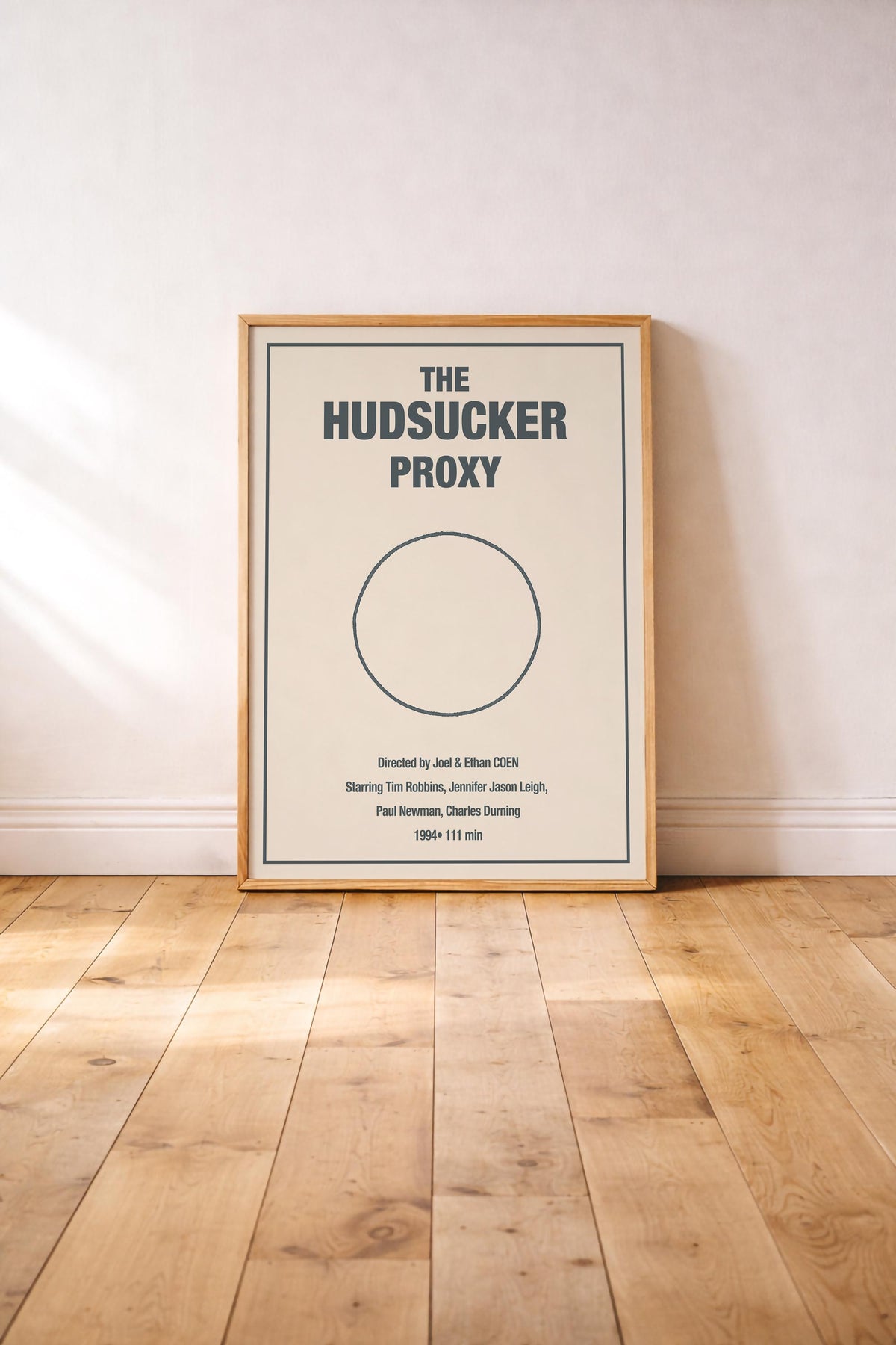 The Hudsucker Proxy Minimalist Movie Poster | “You Know… For Kids!” Circle Illustration Film Art Cinema Print