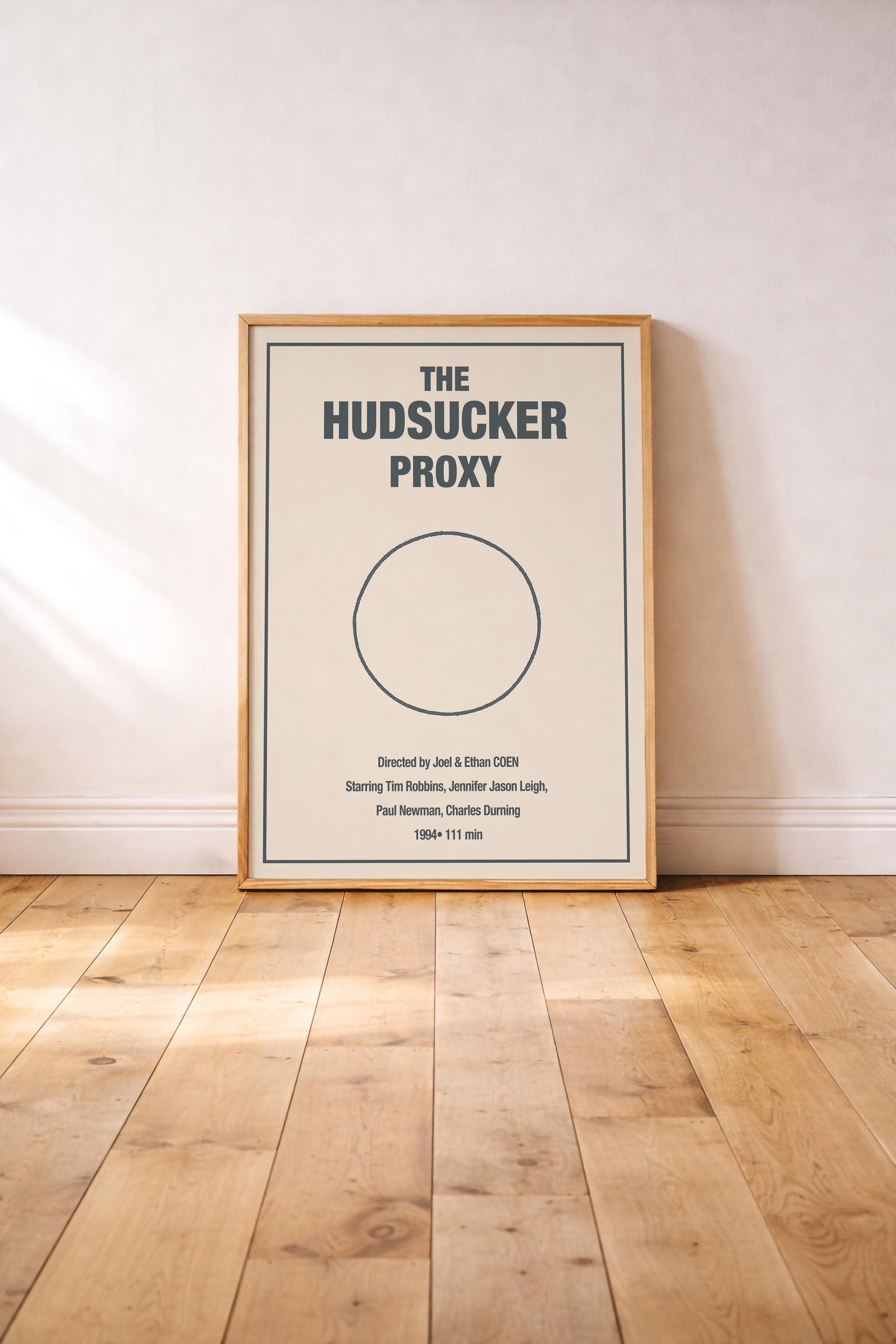 The Hudsucker Proxy Minimalist Movie Poster – “You Know… For Kids!” Circle Illustration Film Art Cinema Print — image 2