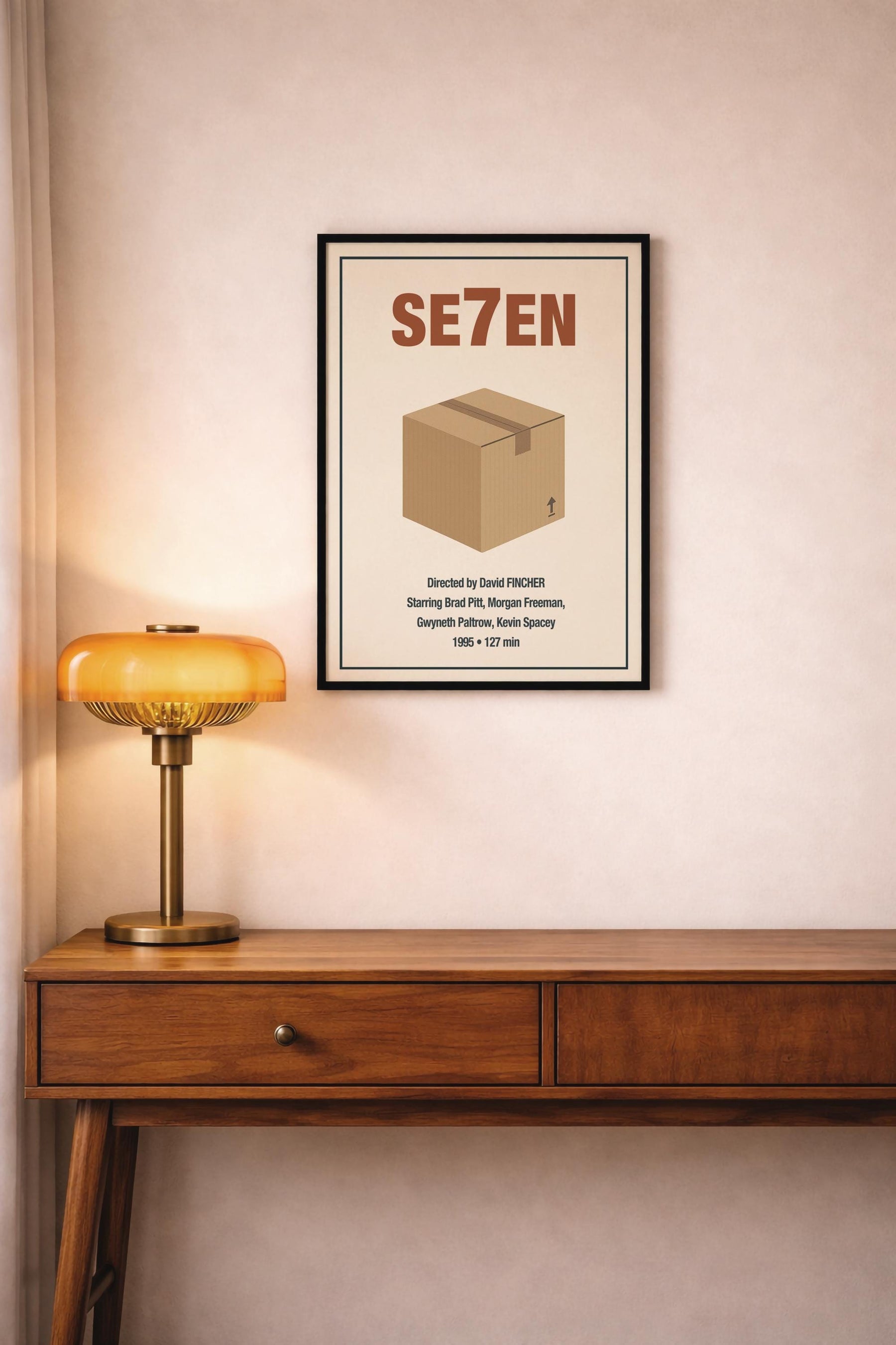 Se7en Minimalist Movie Poster – “What’s in the Box?” - Film Art Cinema Print — image 7