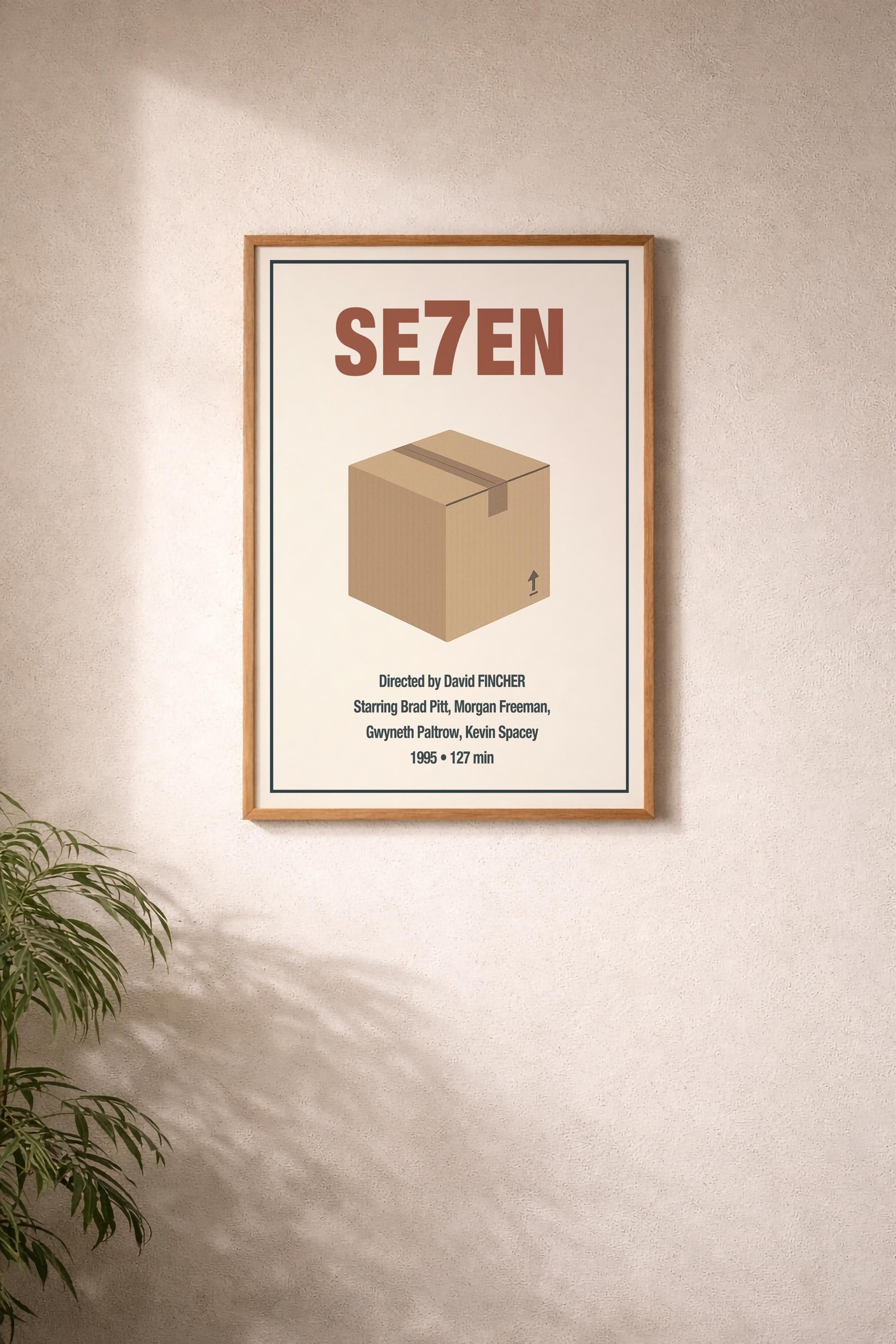 Se7en Minimalist Movie Poster – “What’s in the Box?” - Film Art Cinema Print — image 6