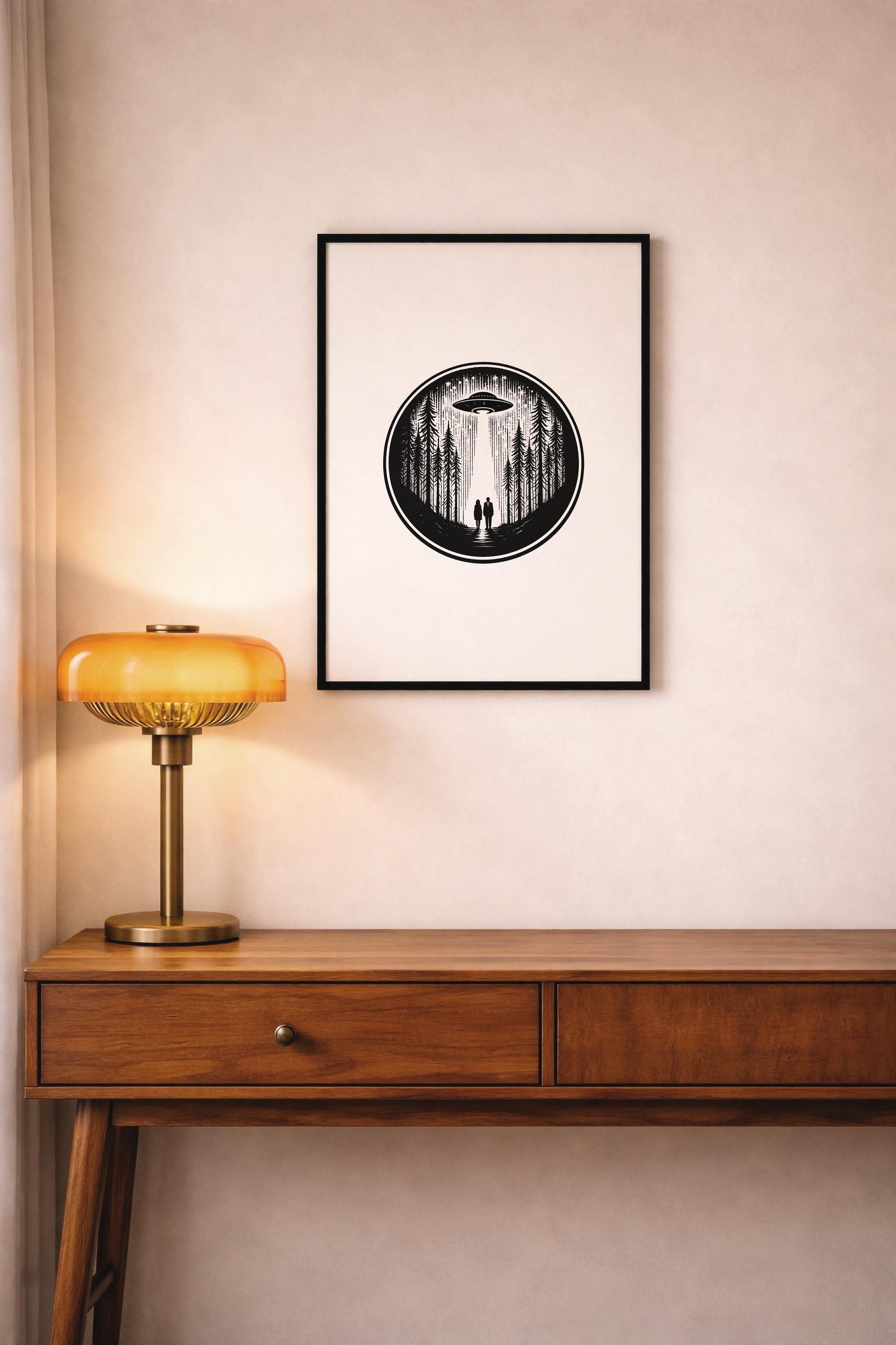The X-Files Minimalist Sci-Fi TV Location Art Poster – Giclée Wall Art Print — image 7