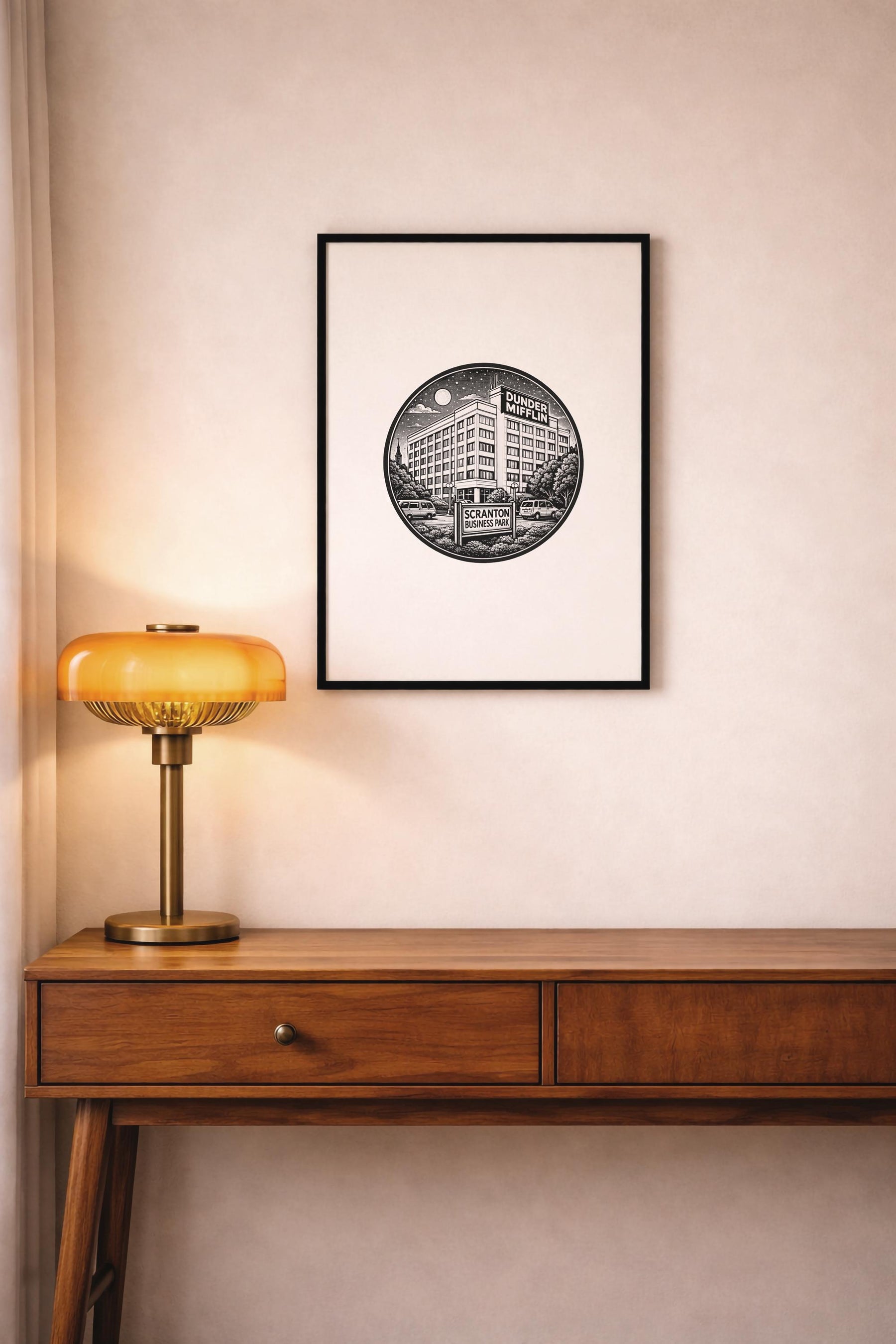 The US Office Minimalist TV Location - Dunder Mifflin Scranton Business Park - Art Poster – Giclée Wall Art Print — image 7