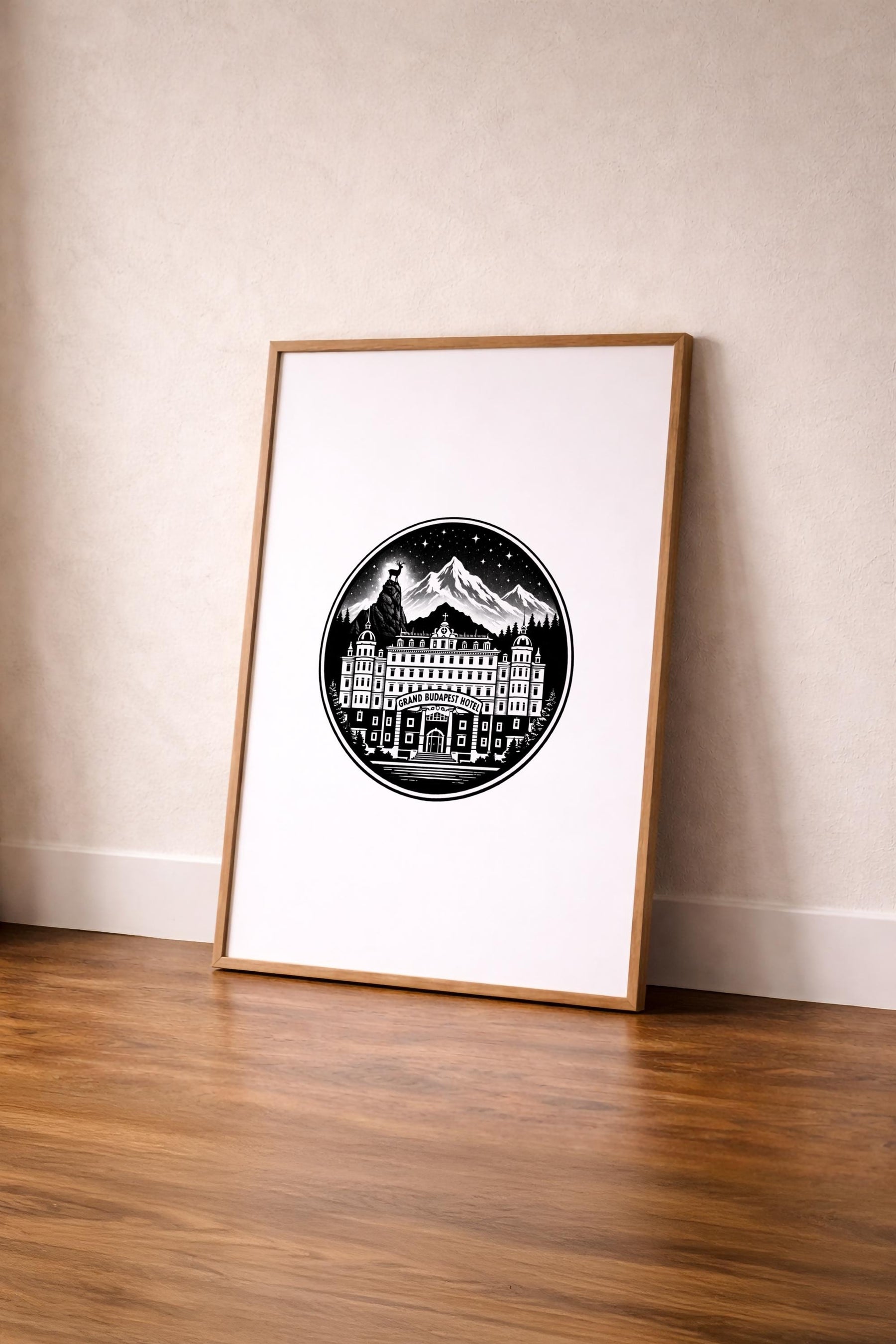The Grand Budapest Hotel Film Minimalist Location Art Print – Giclée Movie Wall Décor — image 4