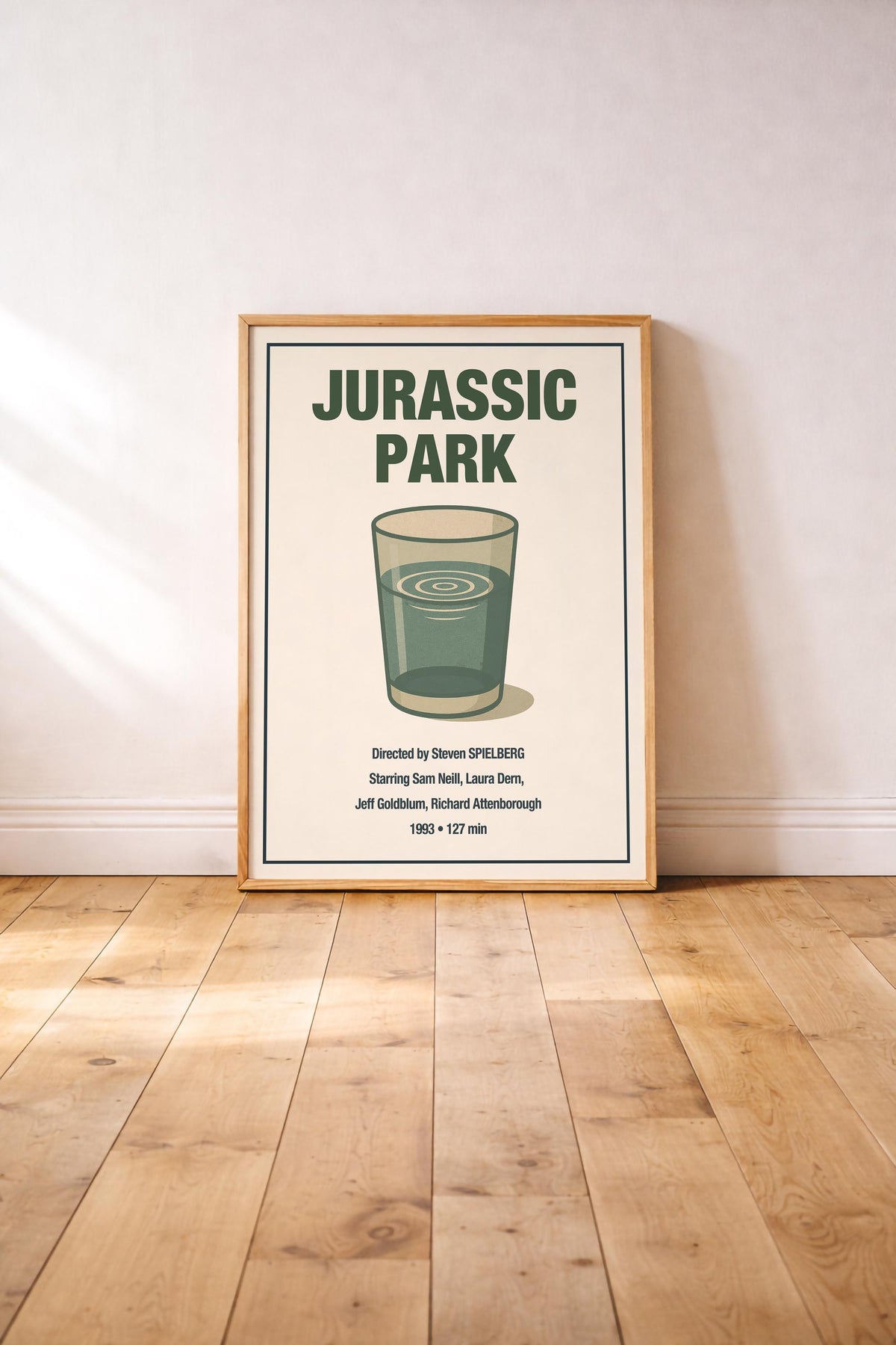 Jurassic Park Minimalist Movie Poster | Film Art Cinema Print