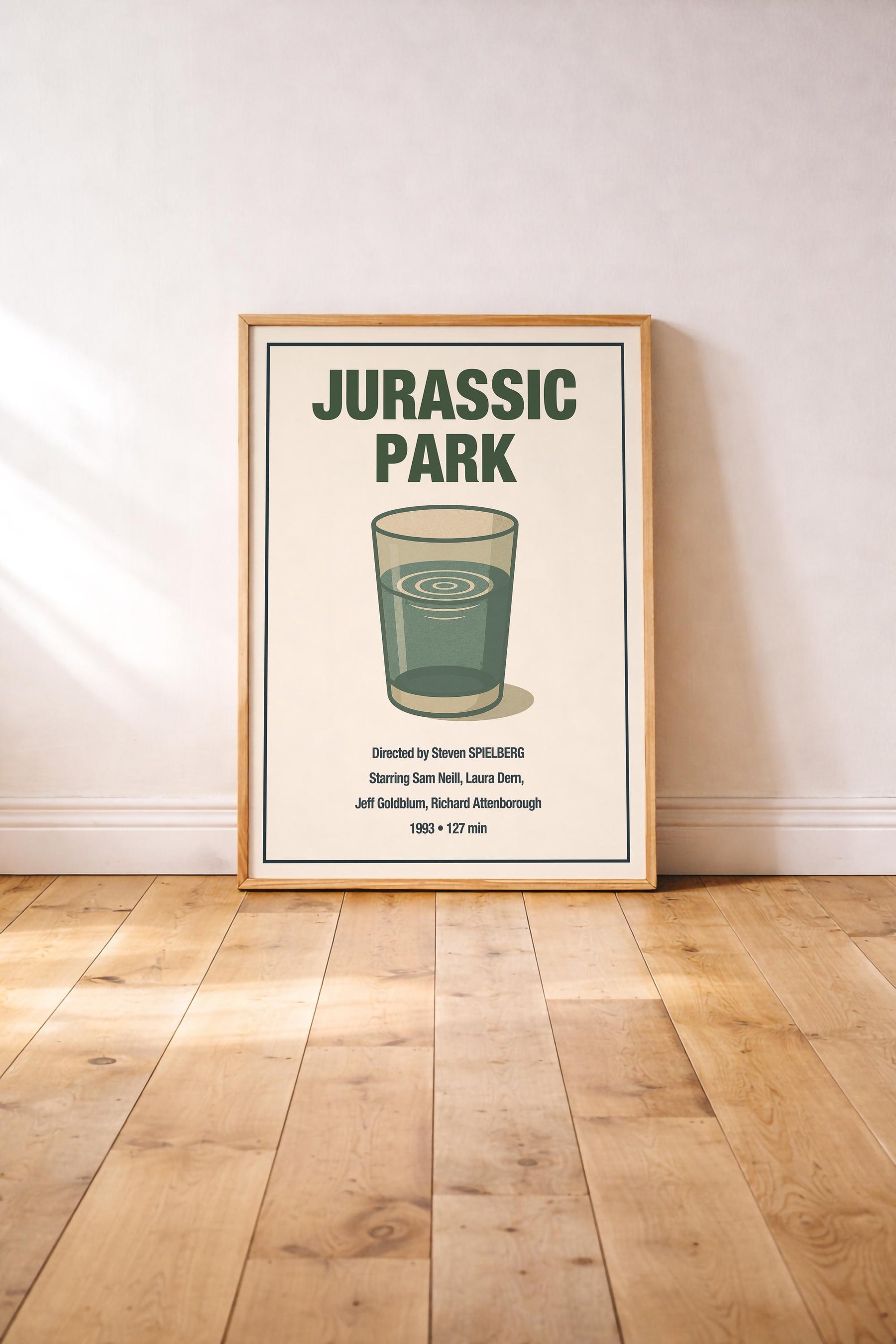 Jurassic Park Minimalist Movie Poster – Film Art Cinema Print — image 2