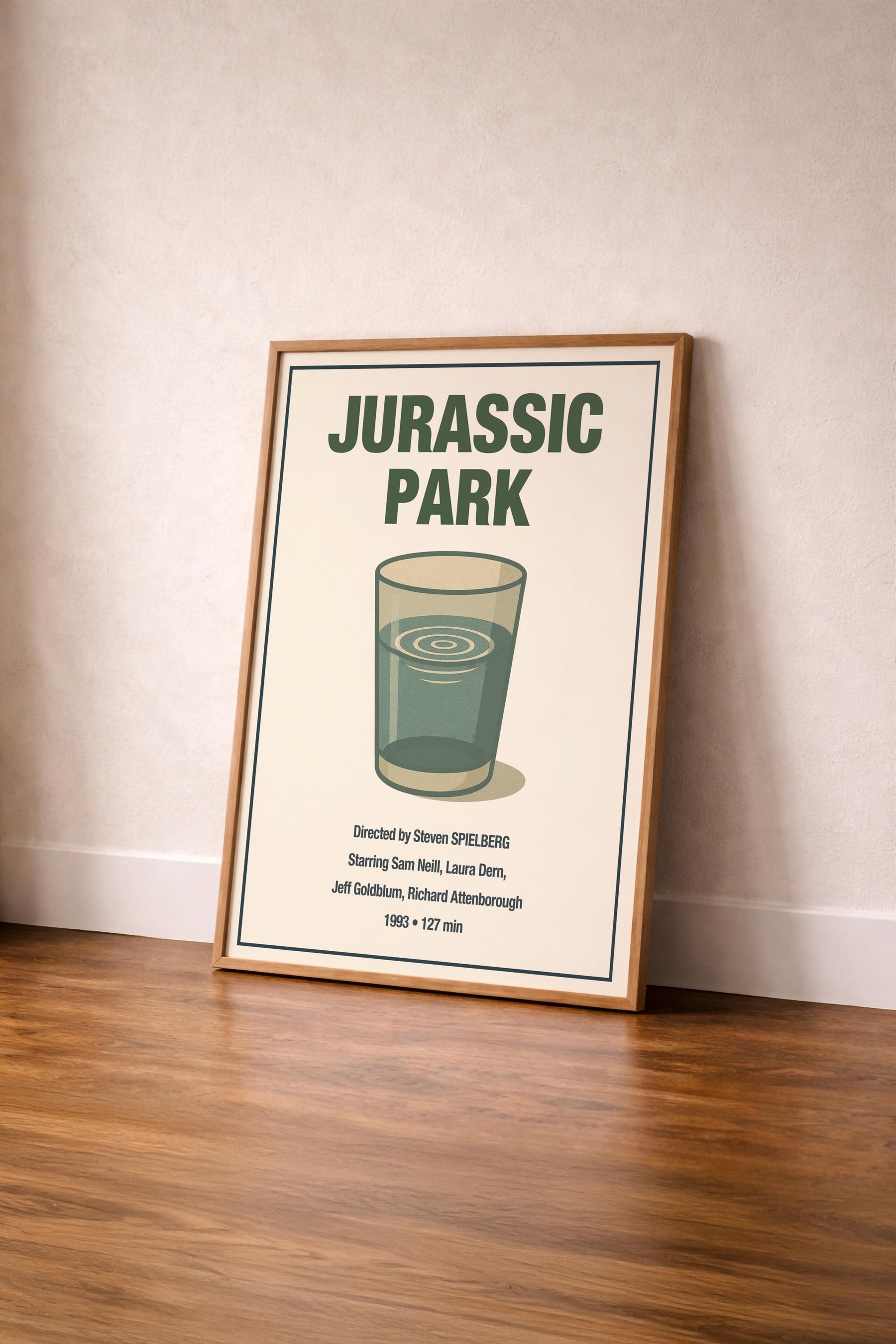 Jurassic Park Minimalist Movie Poster – Film Art Cinema Print — image 4