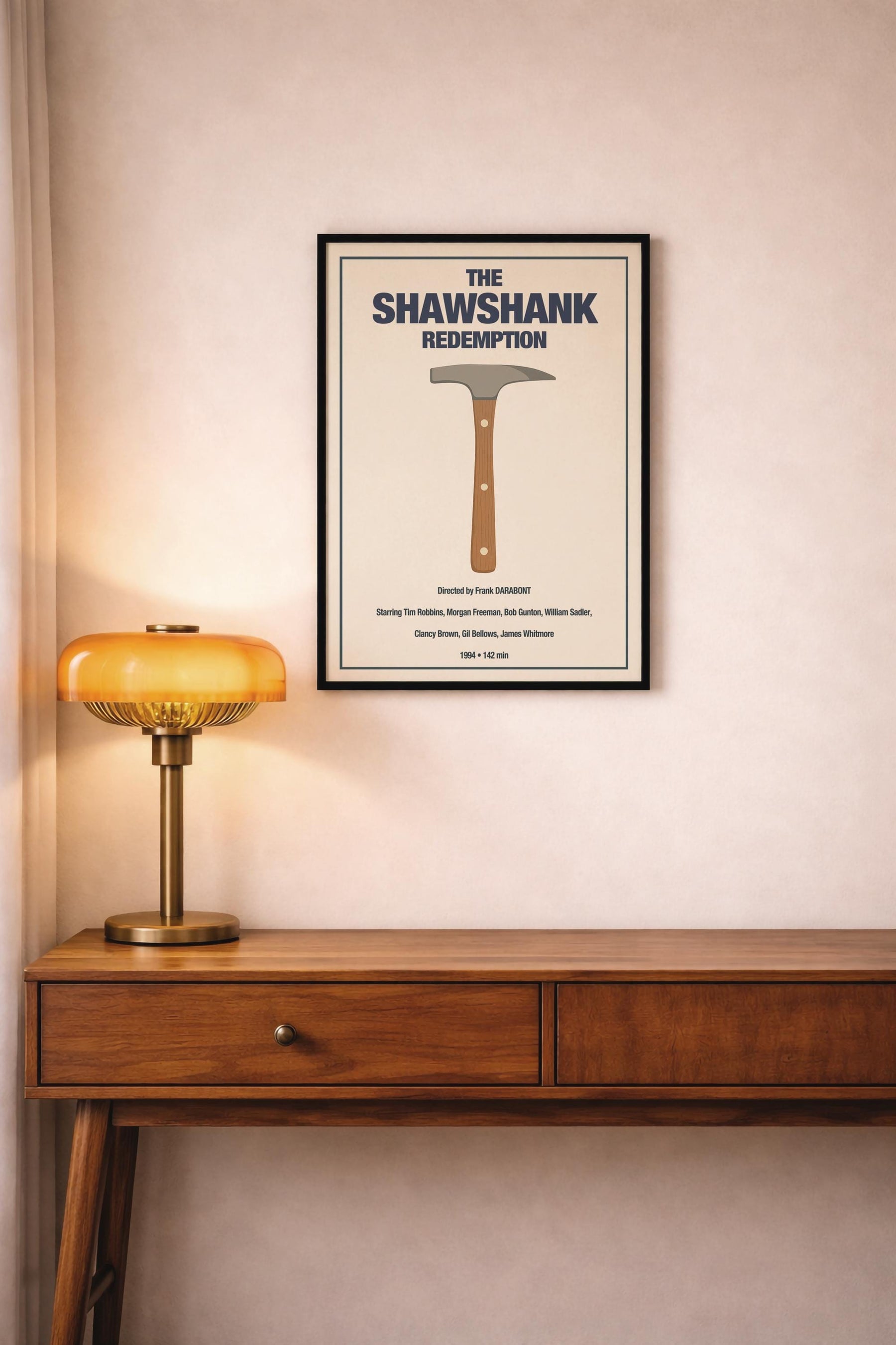 The Shawshank Redemption Minimalist Movie Poster – Rock Hammer Film Art Cinema Print — image 7