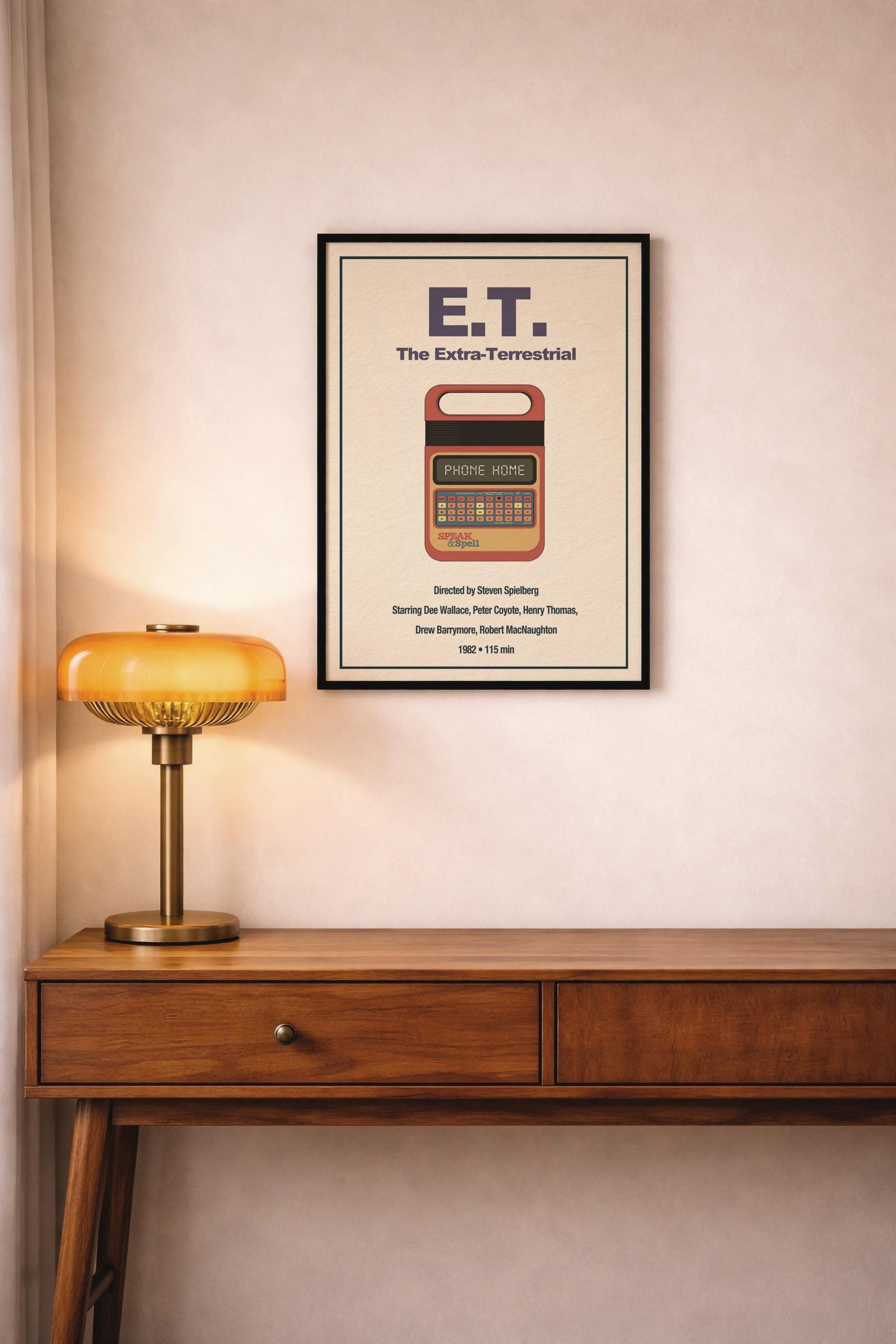 E.T. Minimalist Movie Poster – Retro Sci-Fi Film Print, 80s Movie Art – Giclée Cinema Wall Decor — image 7