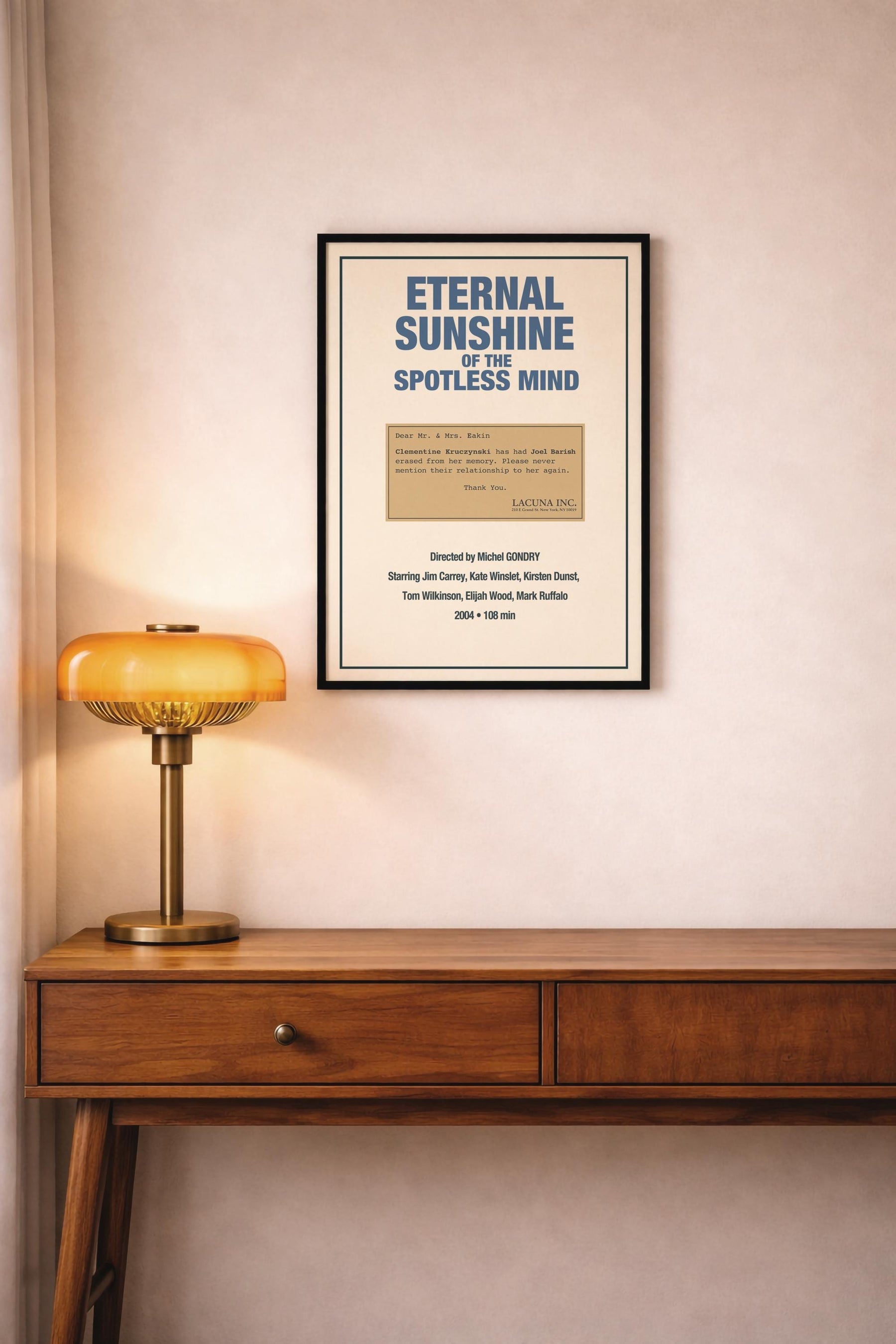 Eternal Sunshine Of The Spotless Mind Minimalist Movie Poster – Lacuna Inc Letter Illustration, Indie Film Print – Giclée Cinema Wall Art — image 7