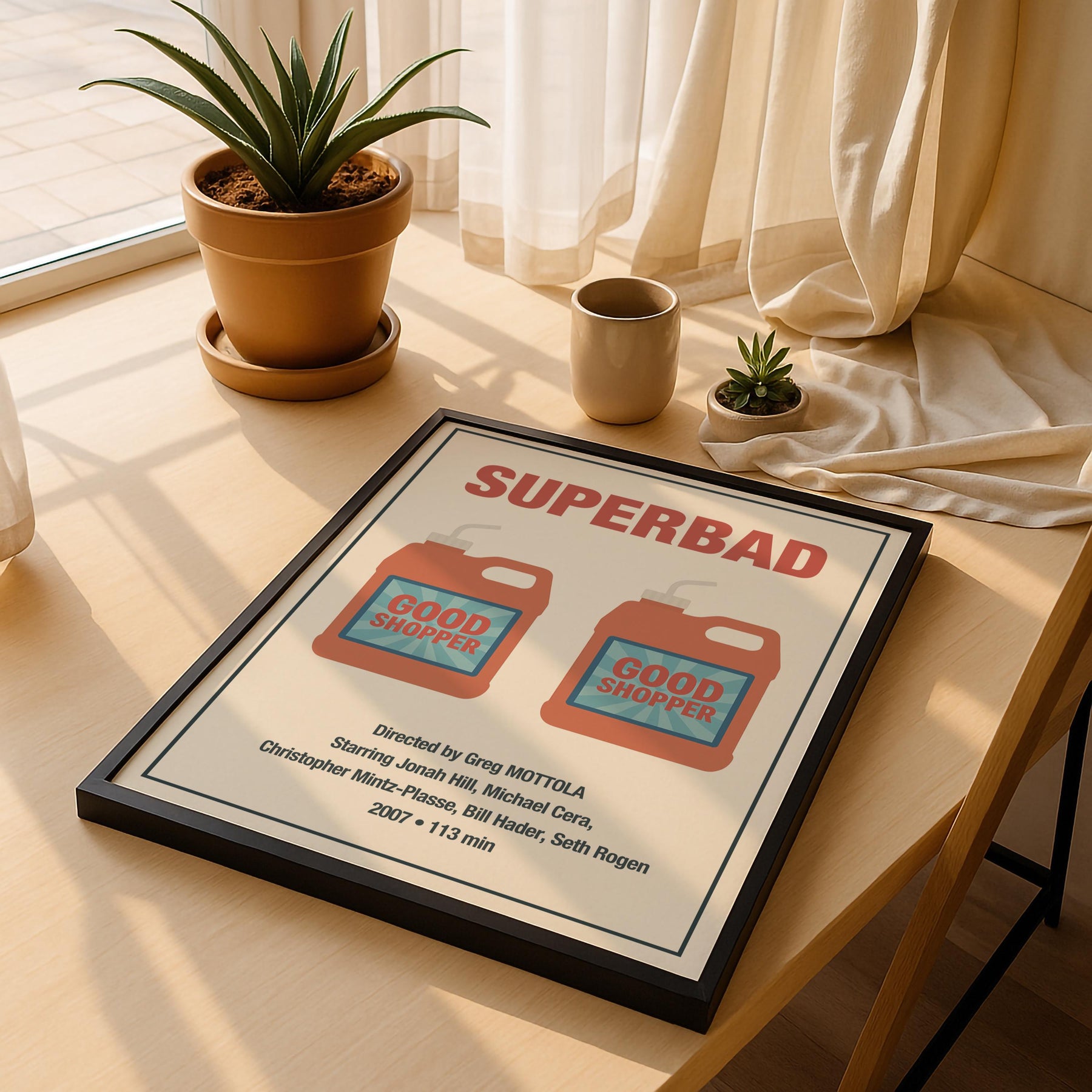 Superbad Movie Poster – Good Shopper Detergent Illustration, Cult Comedy Film Art Print — image 5