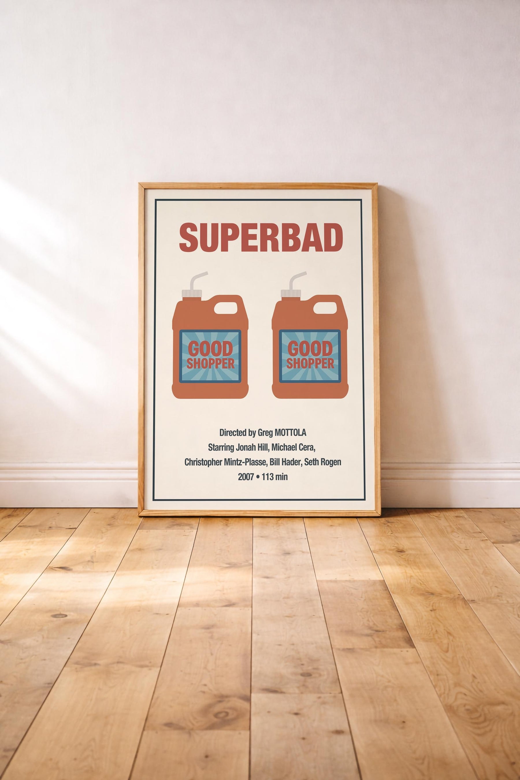 Superbad Movie Poster – Good Shopper Detergent Illustration, Cult Comedy Film Art Print — image 2