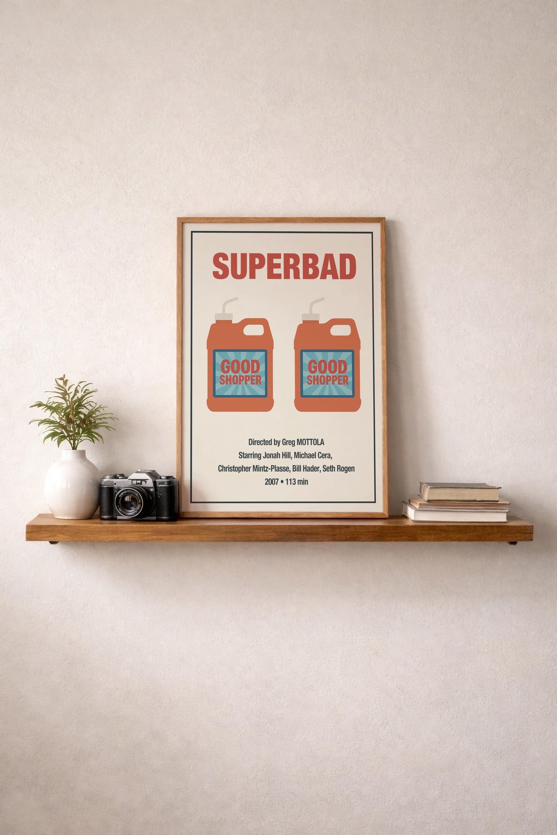 Superbad Movie Poster – Good Shopper Detergent Illustration, Cult Comedy Film Art Print — image 8