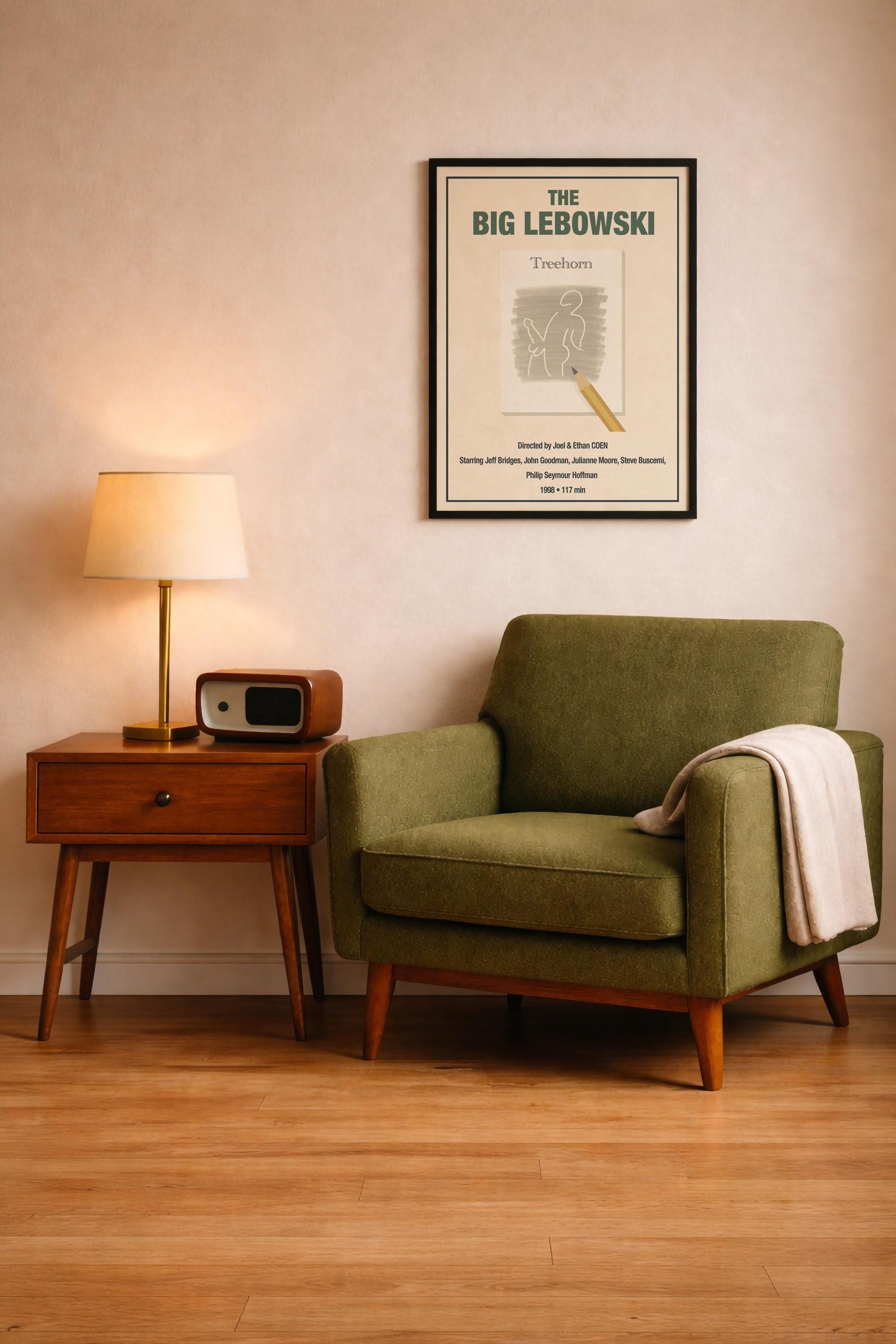 The Big Lebowski Minimalist Poster – Jackie Treehorn Sketch Giclée Film Art Print — image 10