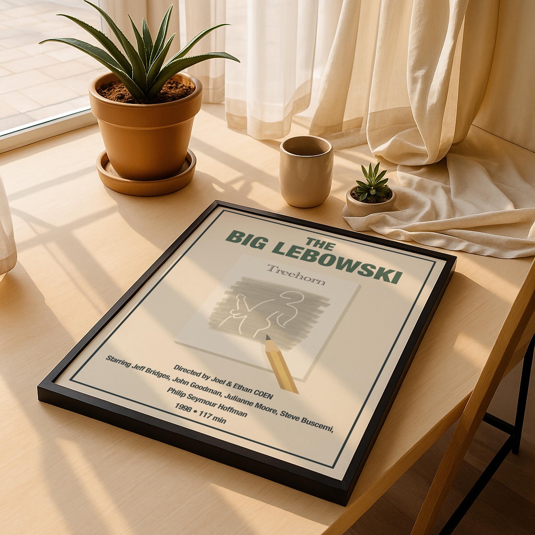 The Big Lebowski Minimalist Poster – Jackie Treehorn Sketch Giclée Film Art Print — image 6