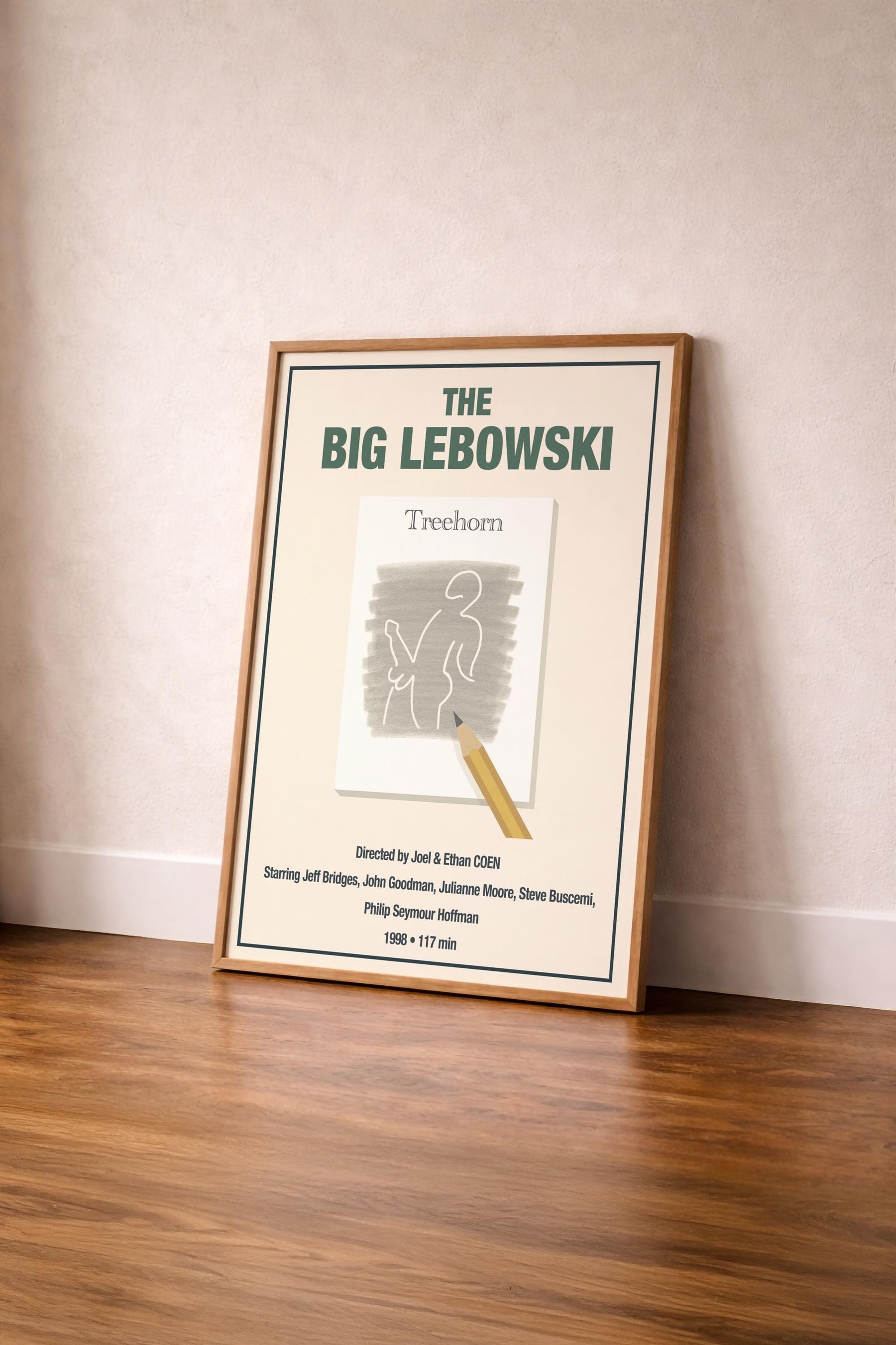 The Big Lebowski Minimalist Poster – Jackie Treehorn Sketch Giclée Film Art Print — image 5
