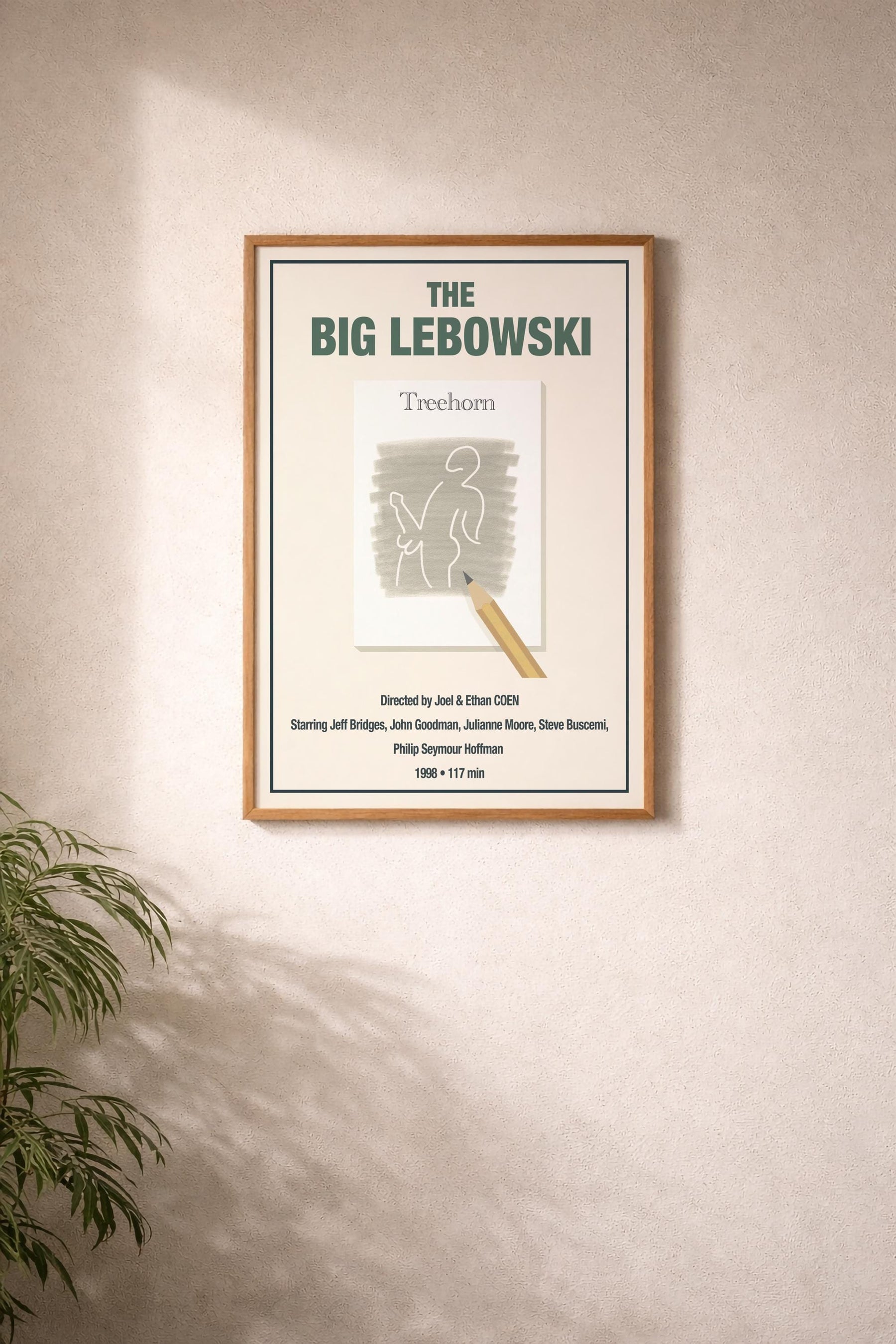 The Big Lebowski Minimalist Poster – Jackie Treehorn Sketch Giclée Film Art Print — image 7
