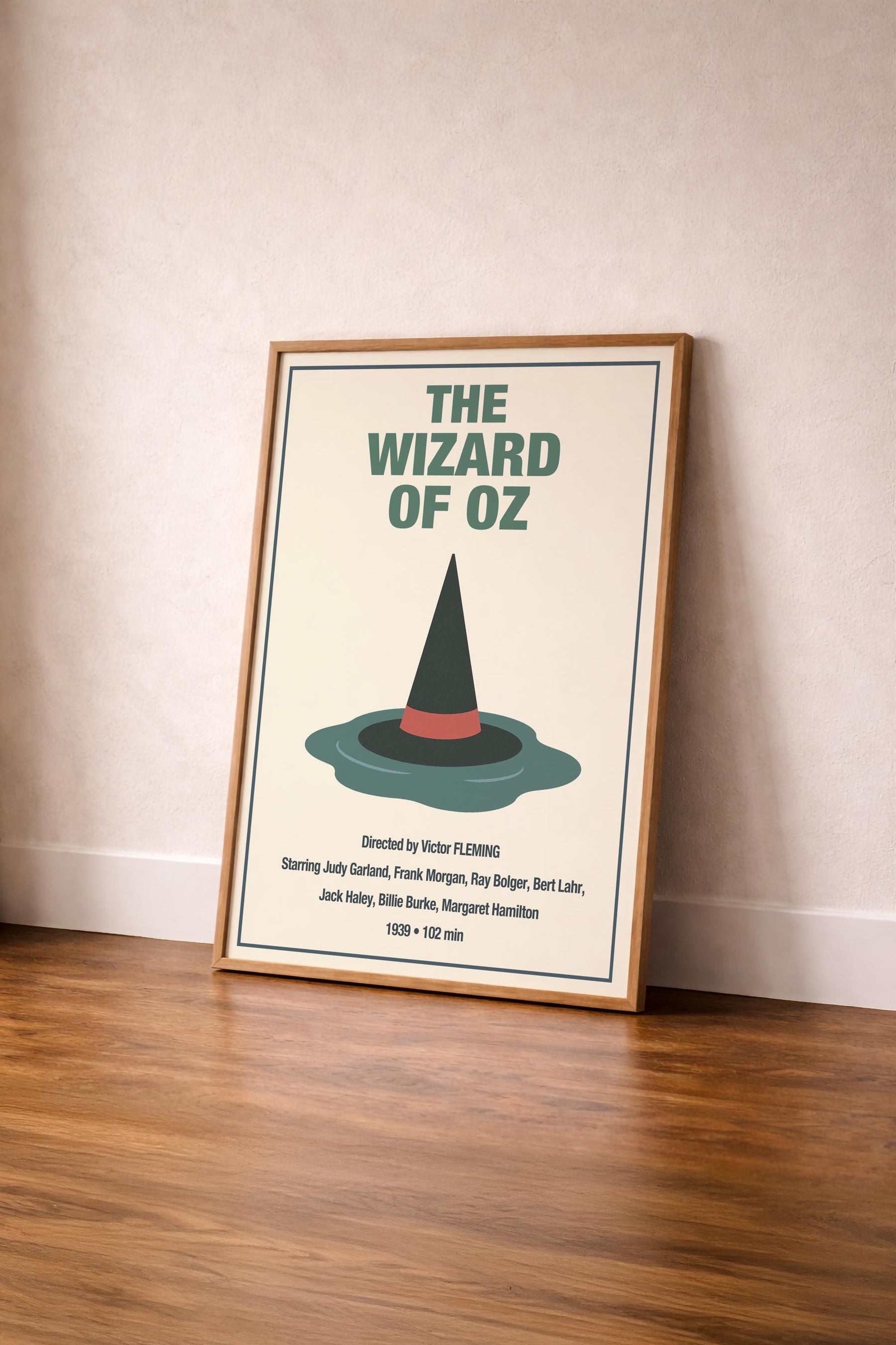 Wizard of Oz Minimalist Movie Poster – Wicked Witch Hat Cinema Print — image 4