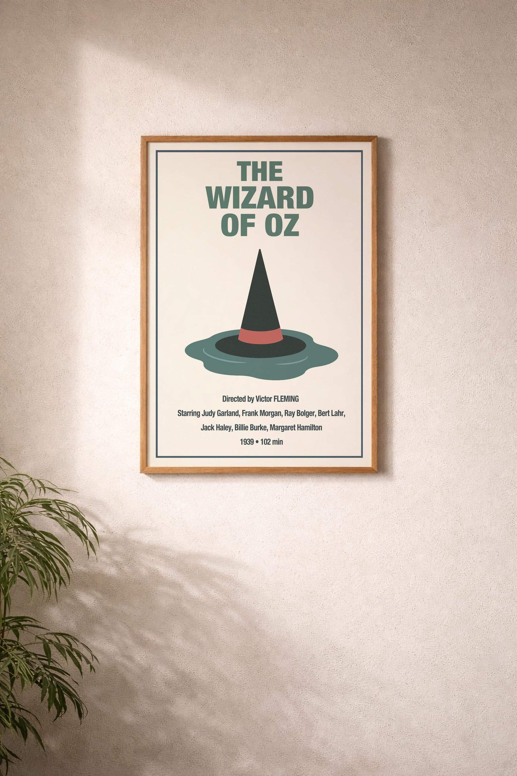 Wizard of Oz Minimalist Movie Poster – Wicked Witch Hat Cinema Print — image 6