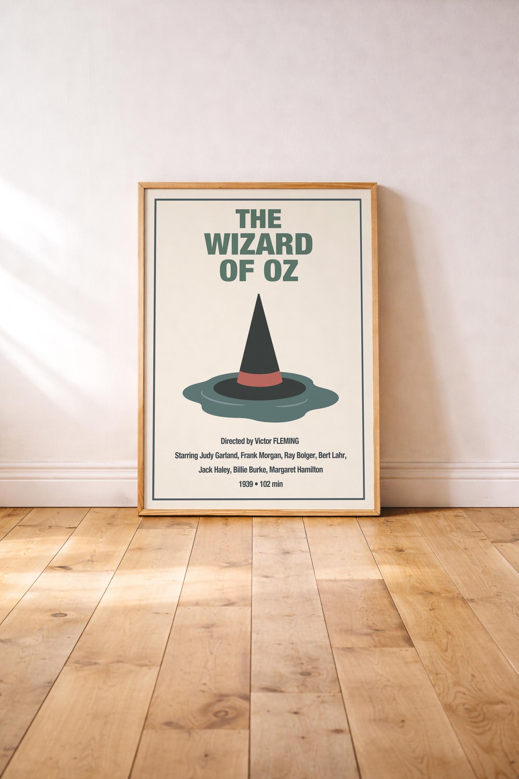 Wizard of Oz Minimalist Movie Poster – Wicked Witch Hat Cinema Print — image 2