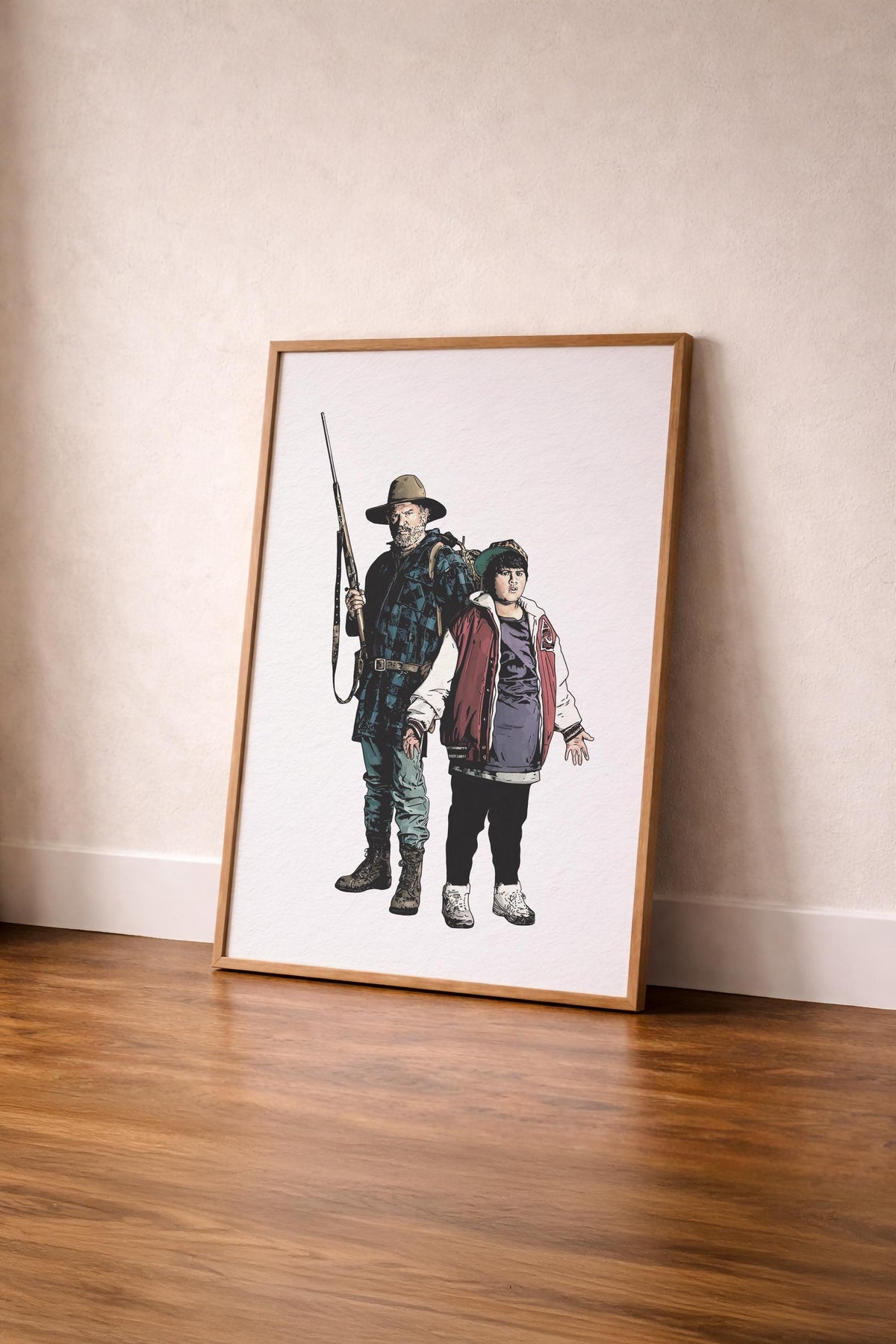 Hunt for the Wilderpeople Illustration Print – Ricky Baker & Hec Movie Poster, Taika Waititi Film Wall Art — image 7