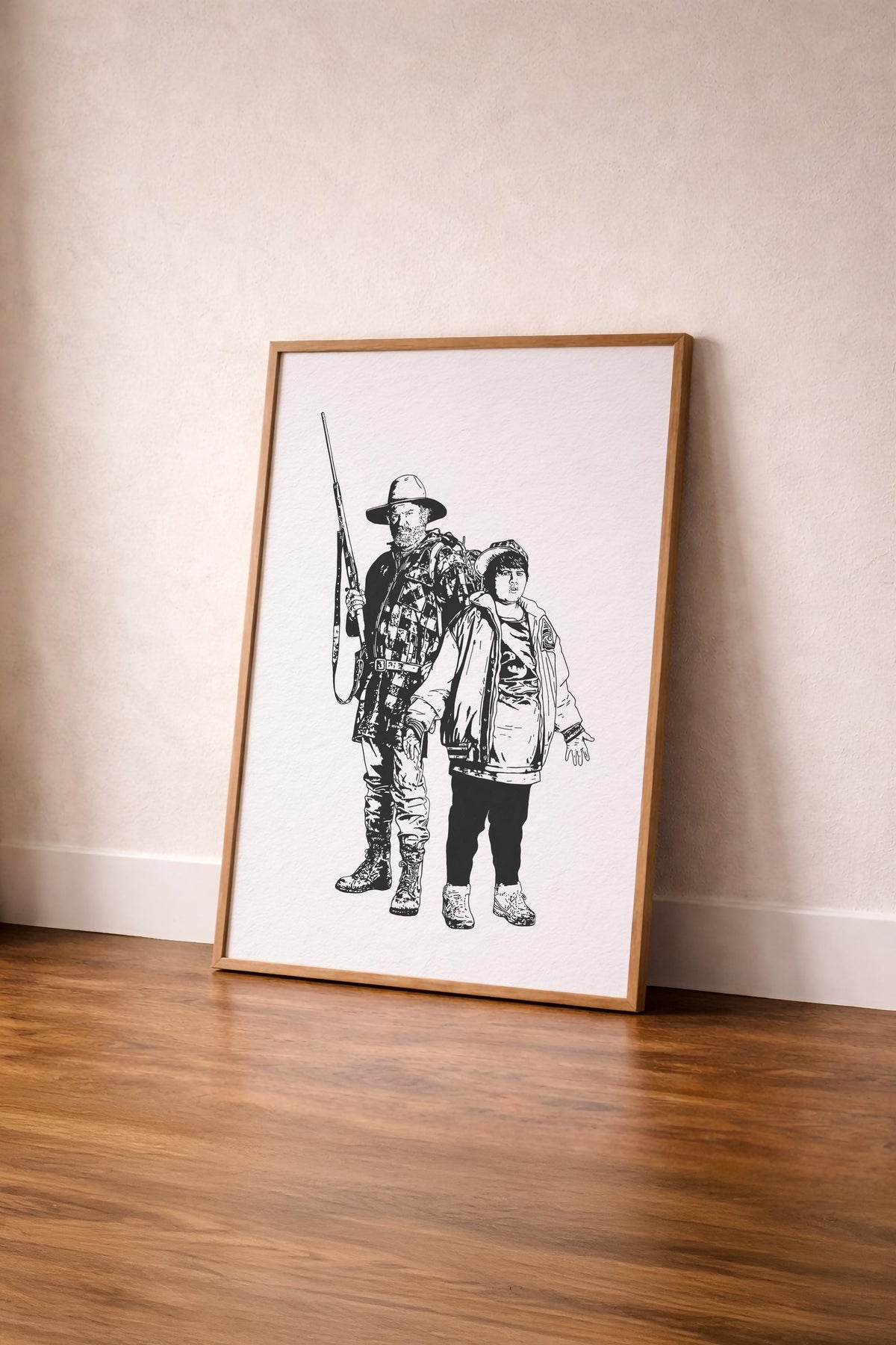 Hunt for the Wilderpeople Illustration Print – Ricky Baker & Hec Movie Poster, Taika Waititi Film Wall Art — image 8