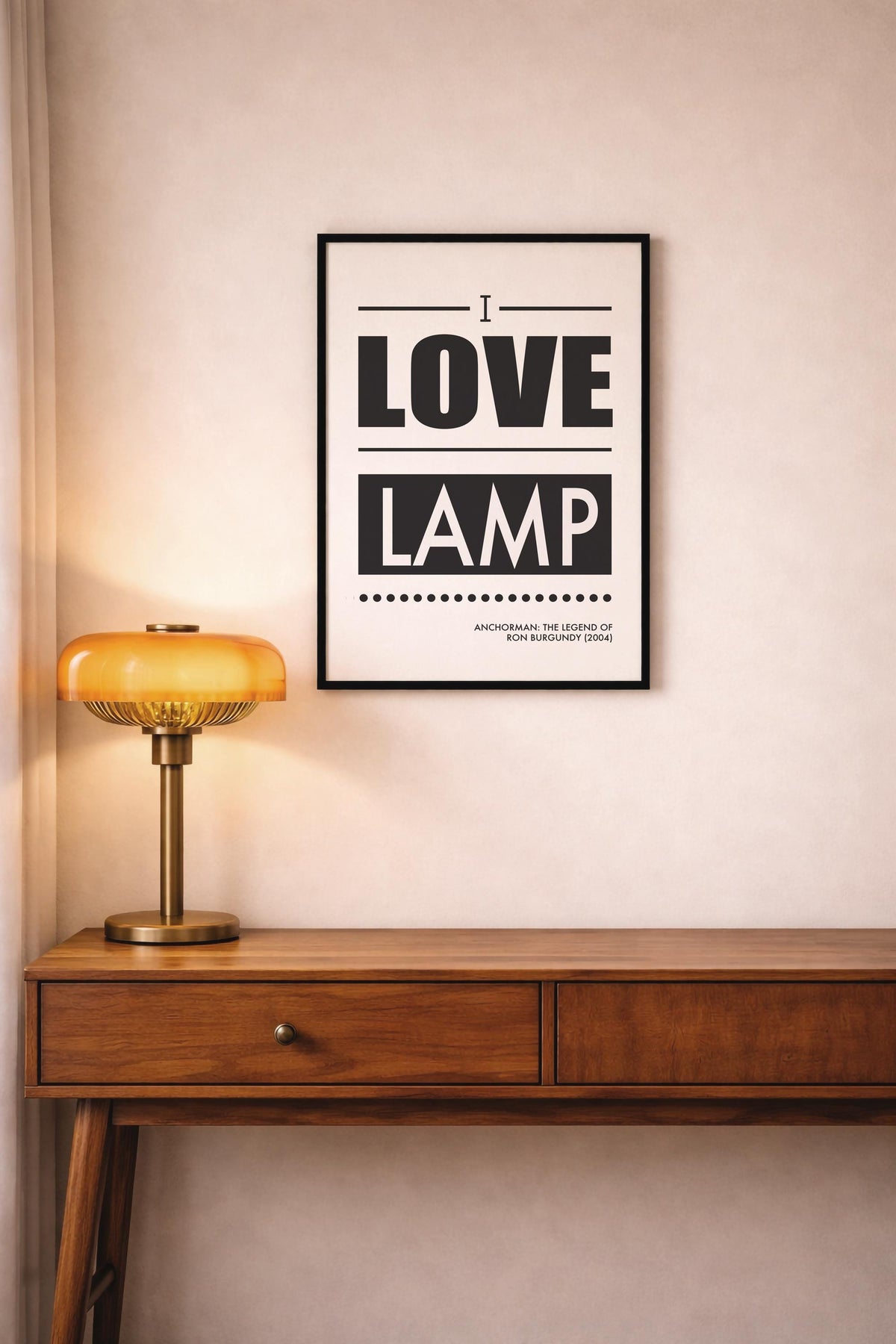 Anchorman Quote Print - I Love Lamp - Film Art Movie Poster — image 9
