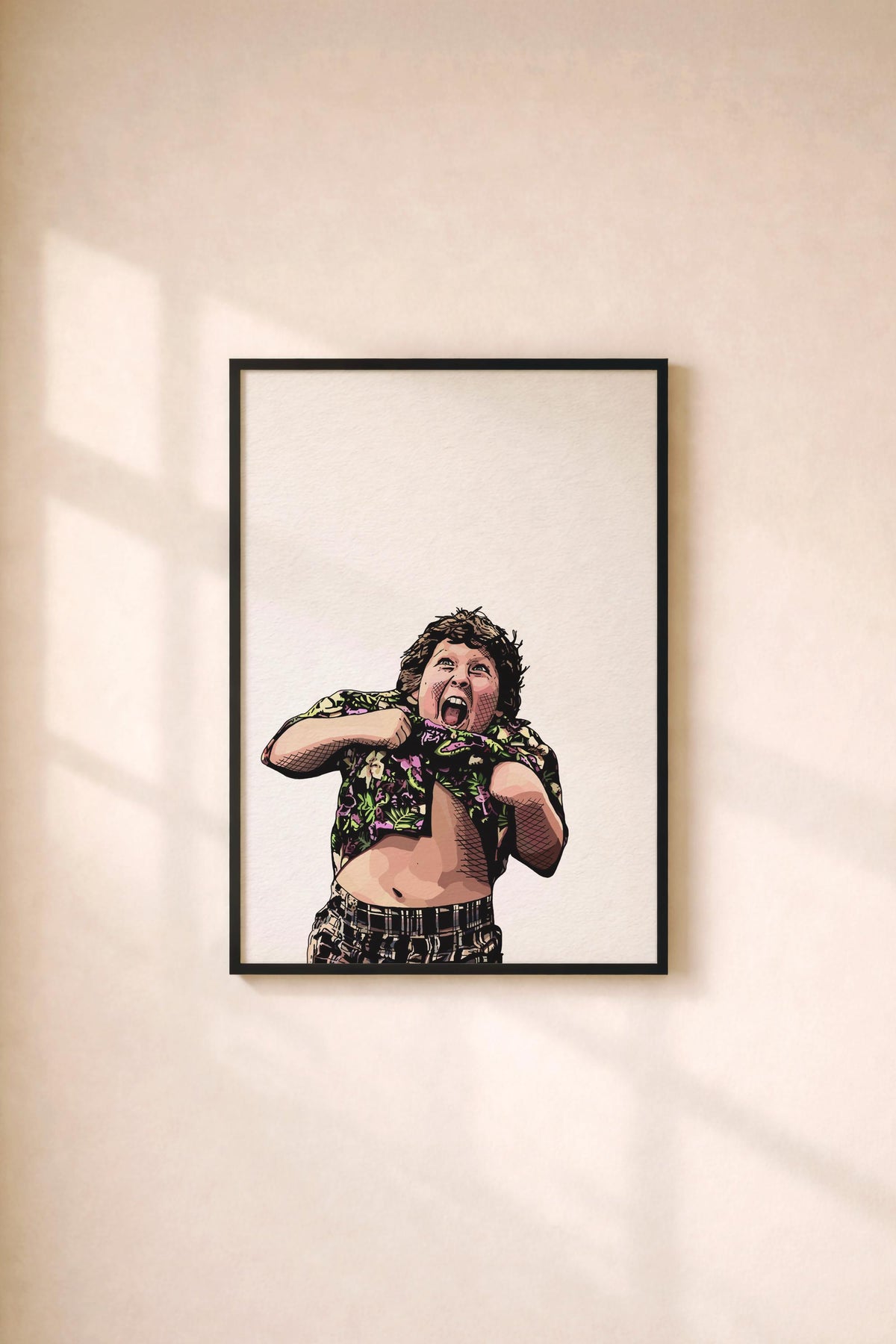 The Goonies Truffle Shuffle Portrait Print – 80s Cult Film Giclée Poster
