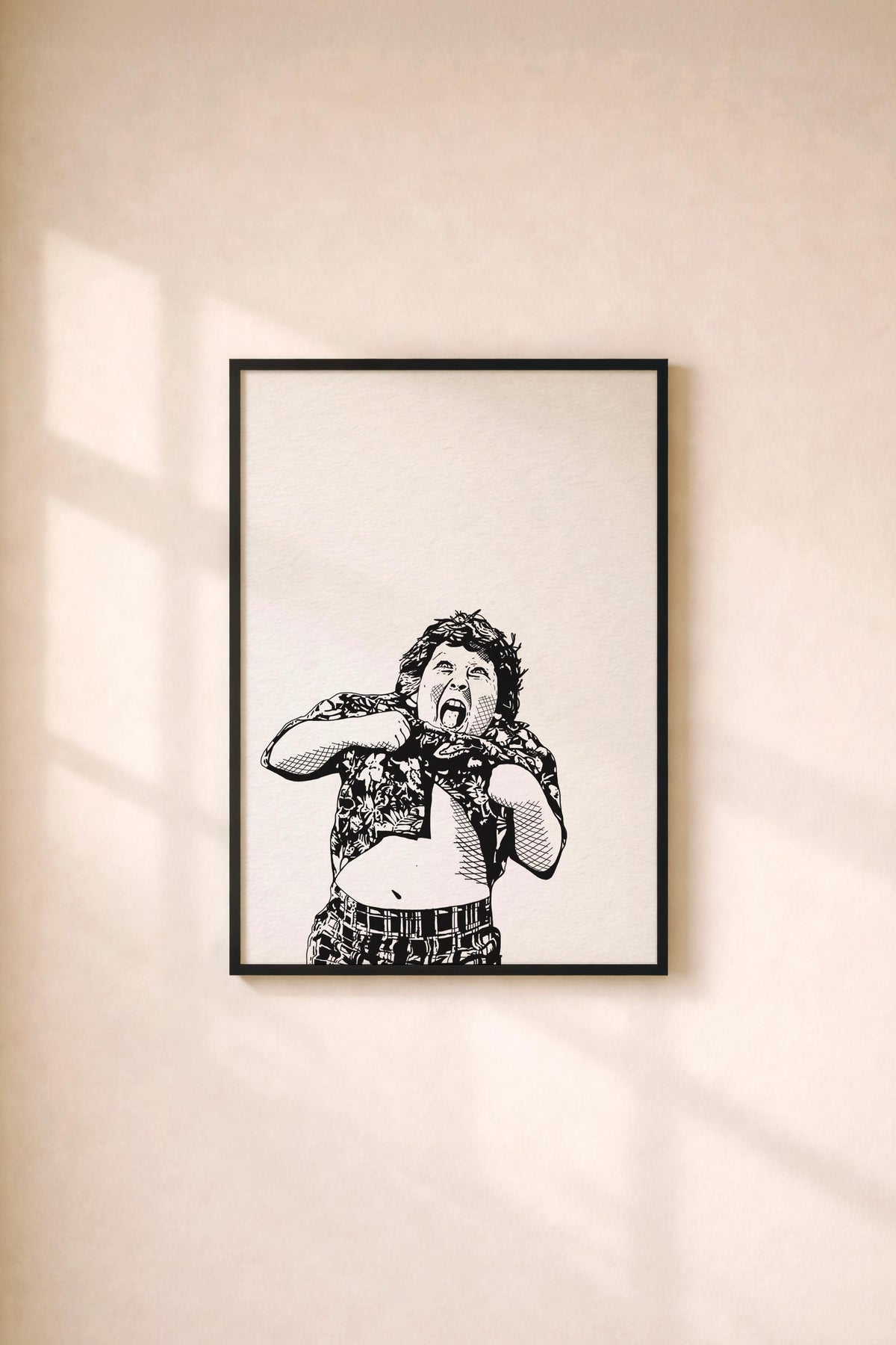 The Goonies Truffle Shuffle Art Print | Hand-Drawn Film Poster
