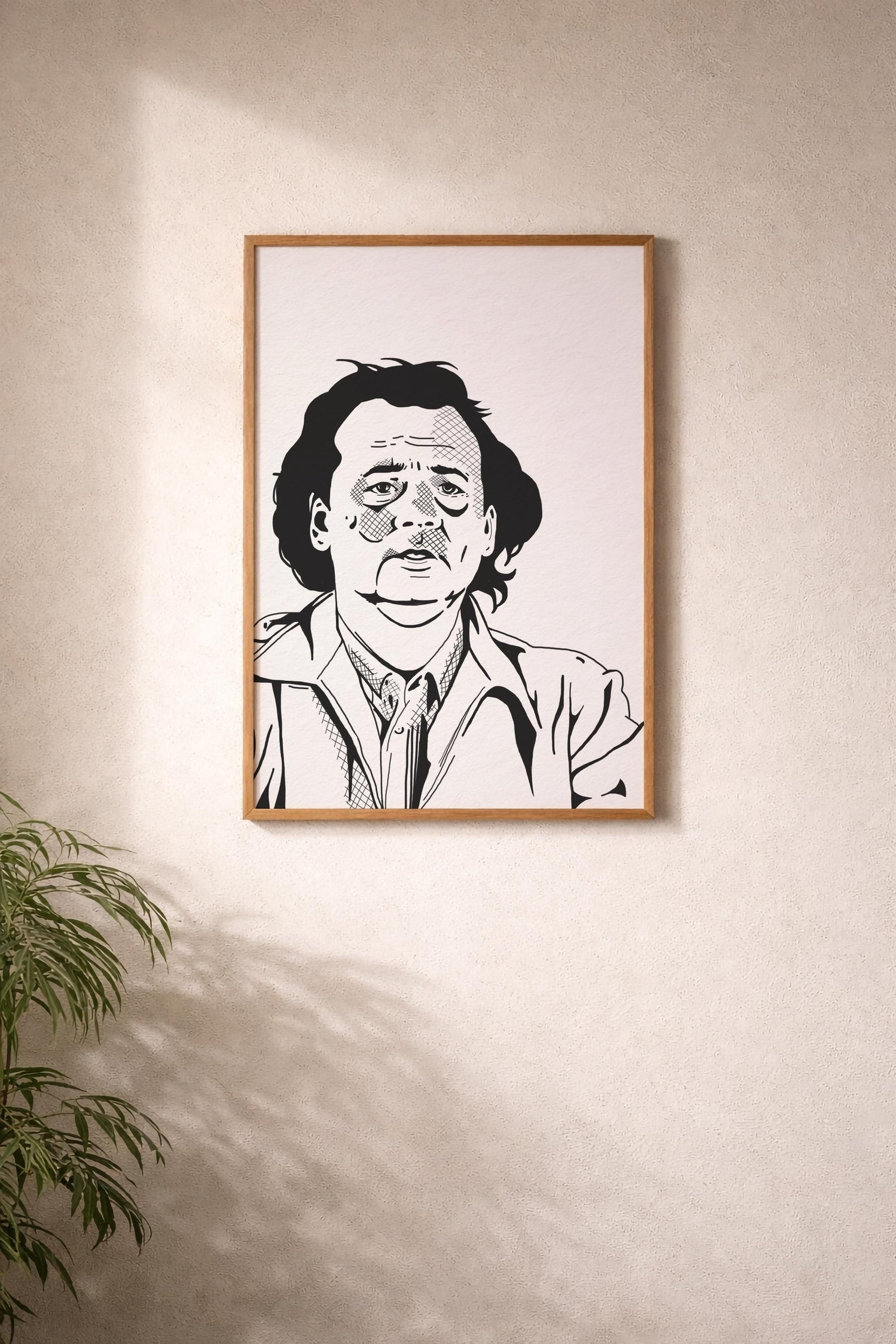 Bill Murray Portrait Print - What About Bob? Movie Poster - Illustrated Film Wall Art — image 7