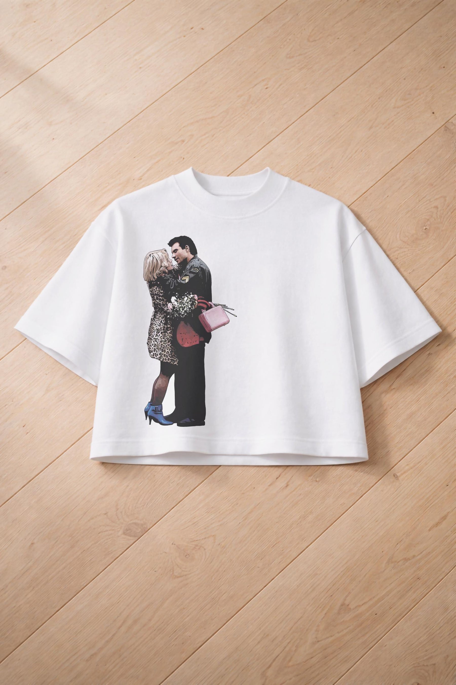 True Romance T-Shirt - 90s Cult Movie Premium Oversized Cropped Graphic Tee — image 6