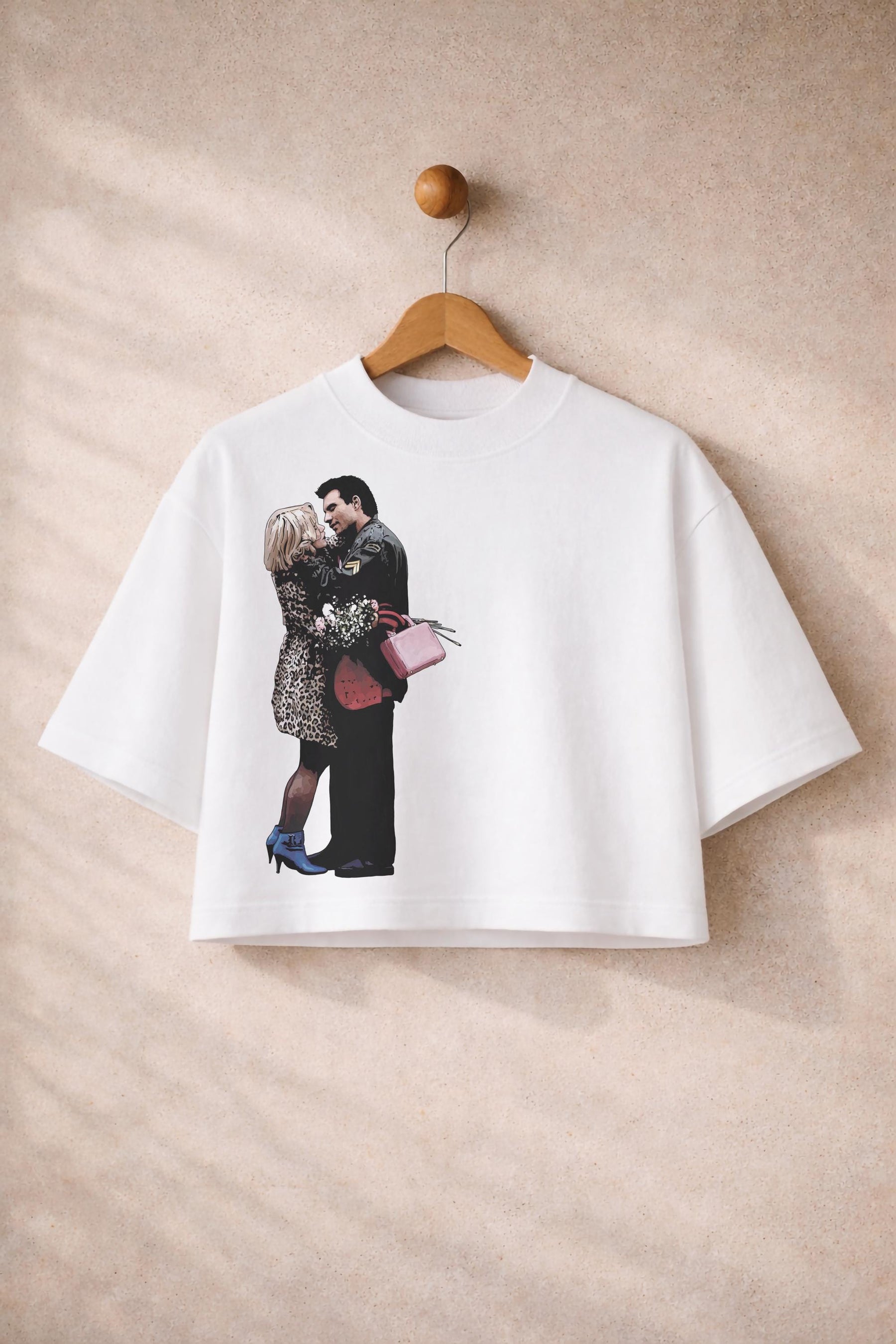 True Romance T-Shirt - 90s Cult Movie Premium Oversized Cropped Graphic Tee
