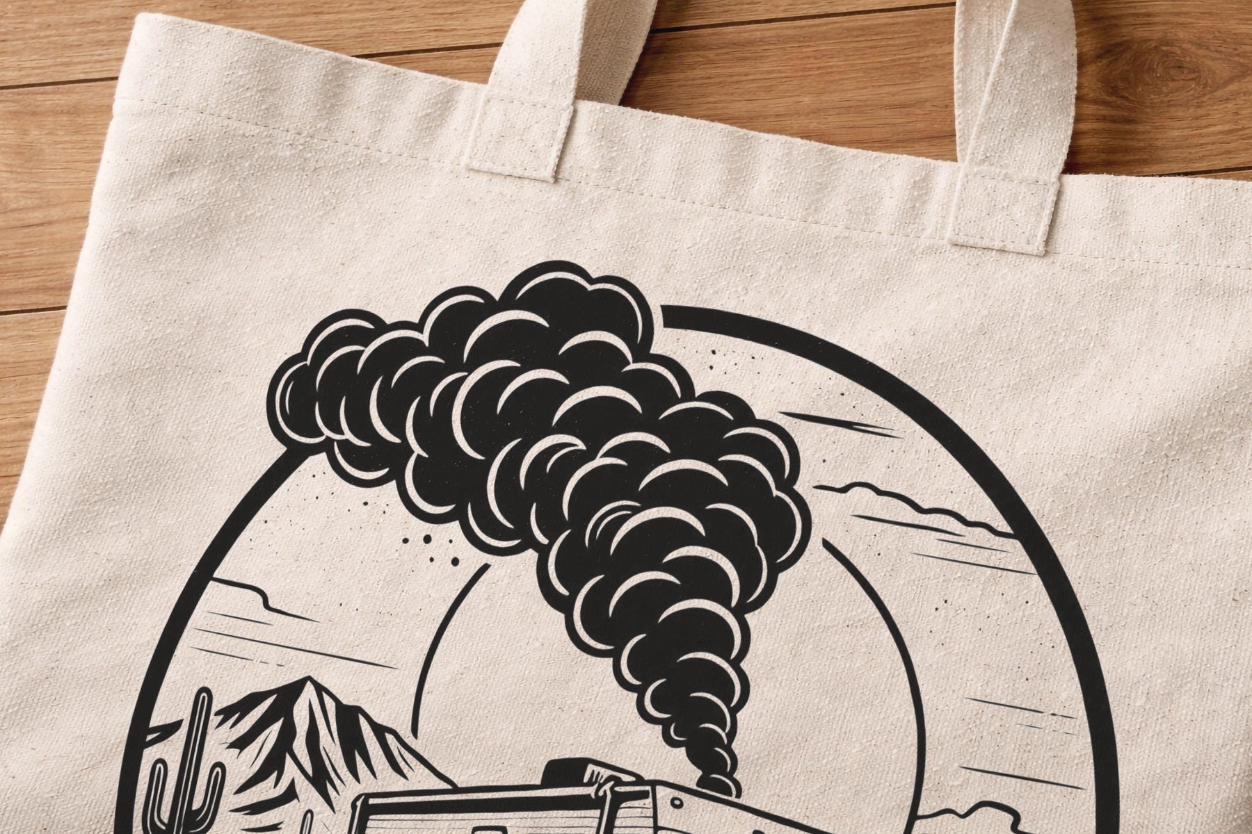 Breaking Bad RV Graphic Tote Bag - Premium Heavyweight Organic Cotton Canvas Bag — image 9