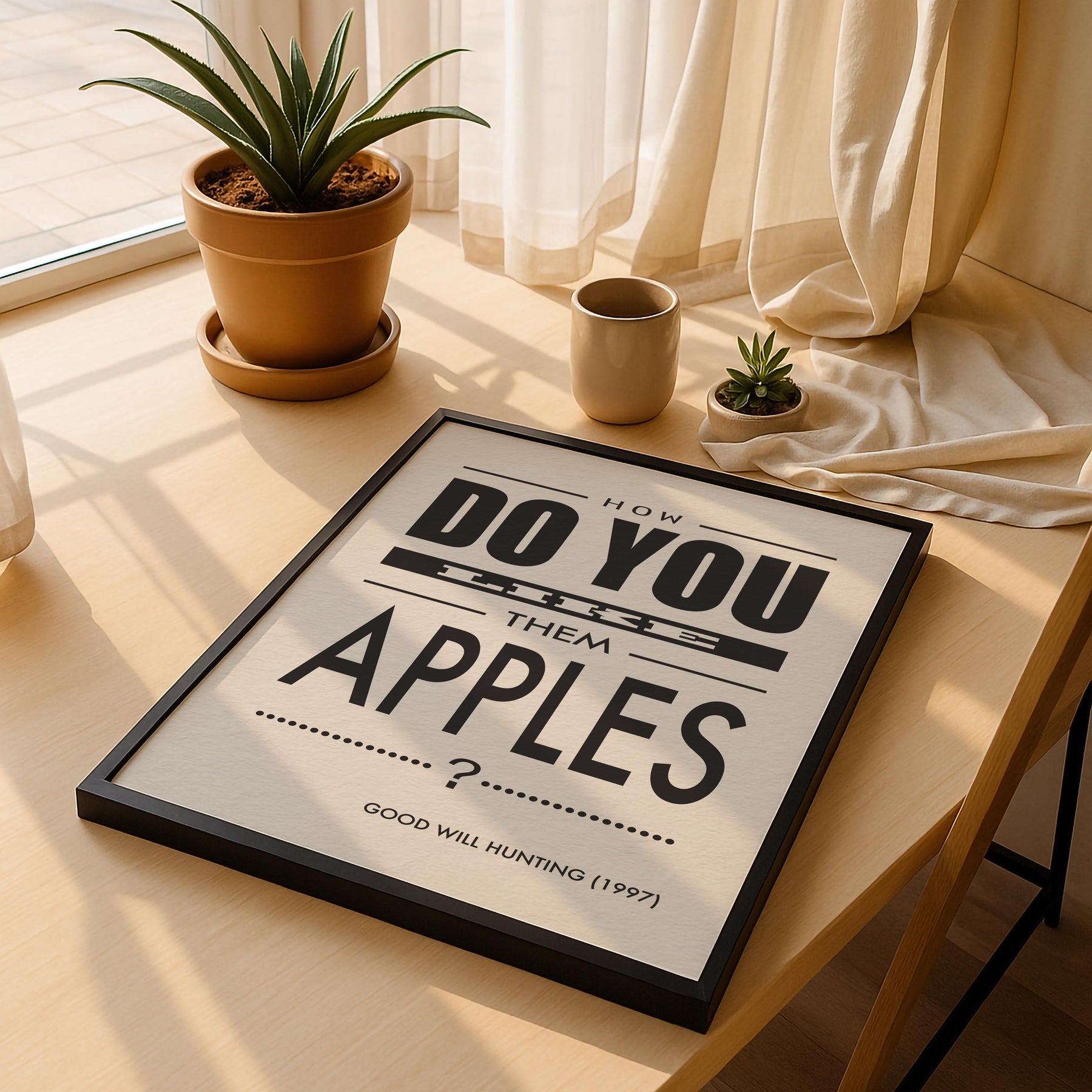 Good Will Hunting Quote Print - How Do You Like Them Apples - Movie Poster Art — image 5
