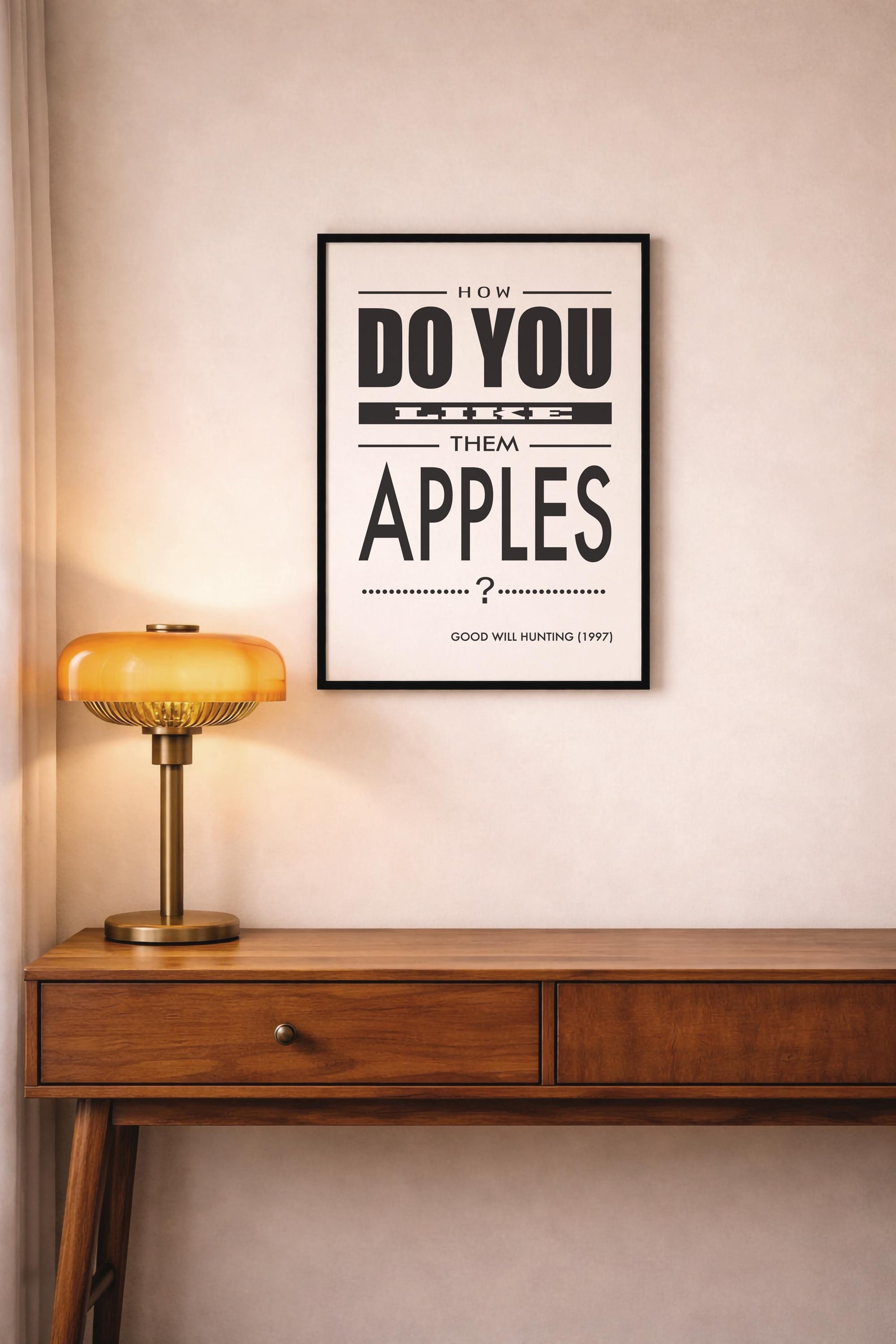 Good Will Hunting Quote Print - How Do You Like Them Apples - Movie Poster Art — image 8