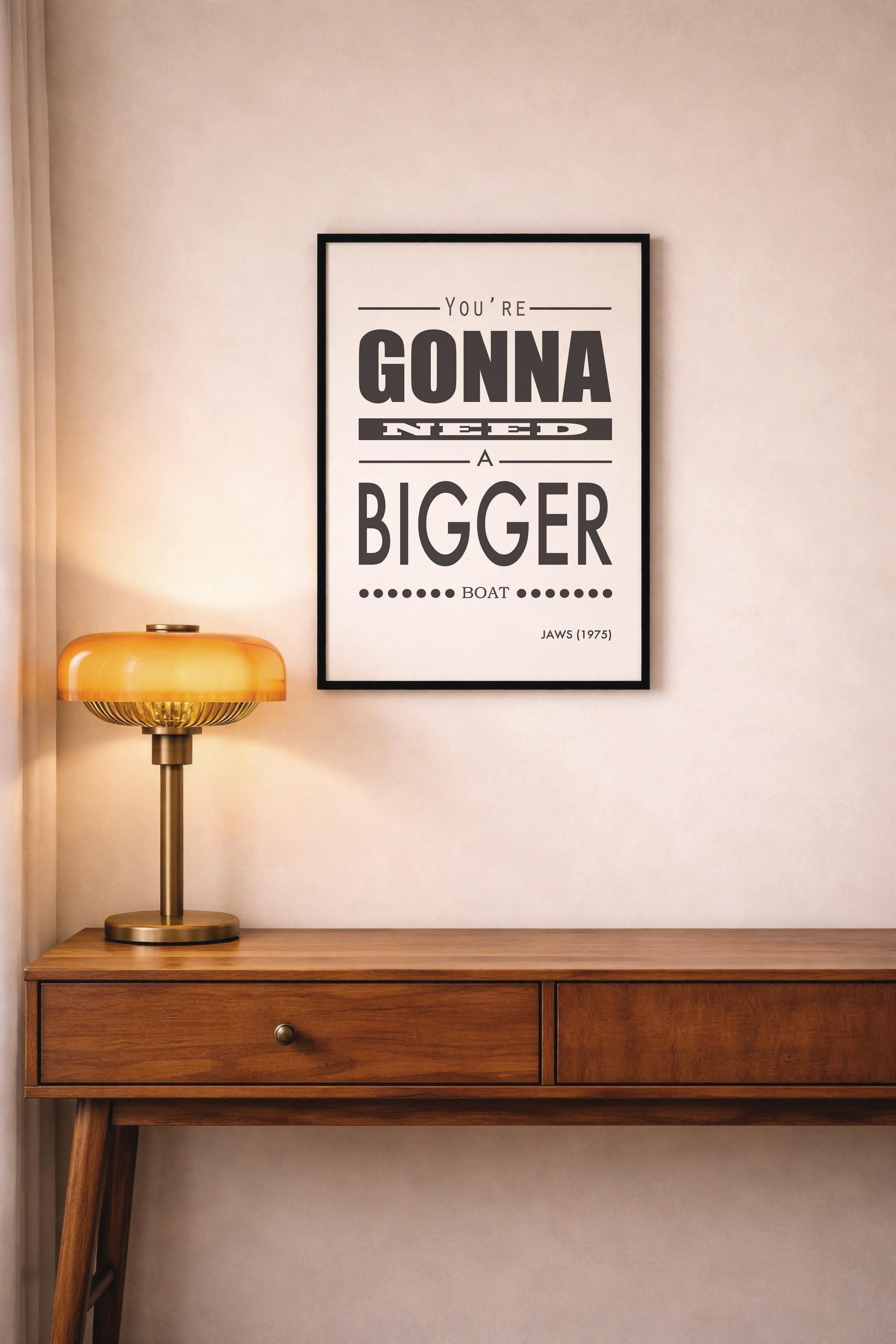 Jaws - You're Gonna Need A Bigger Boat Quote Print - Film Art Movie Poster Print — image 9