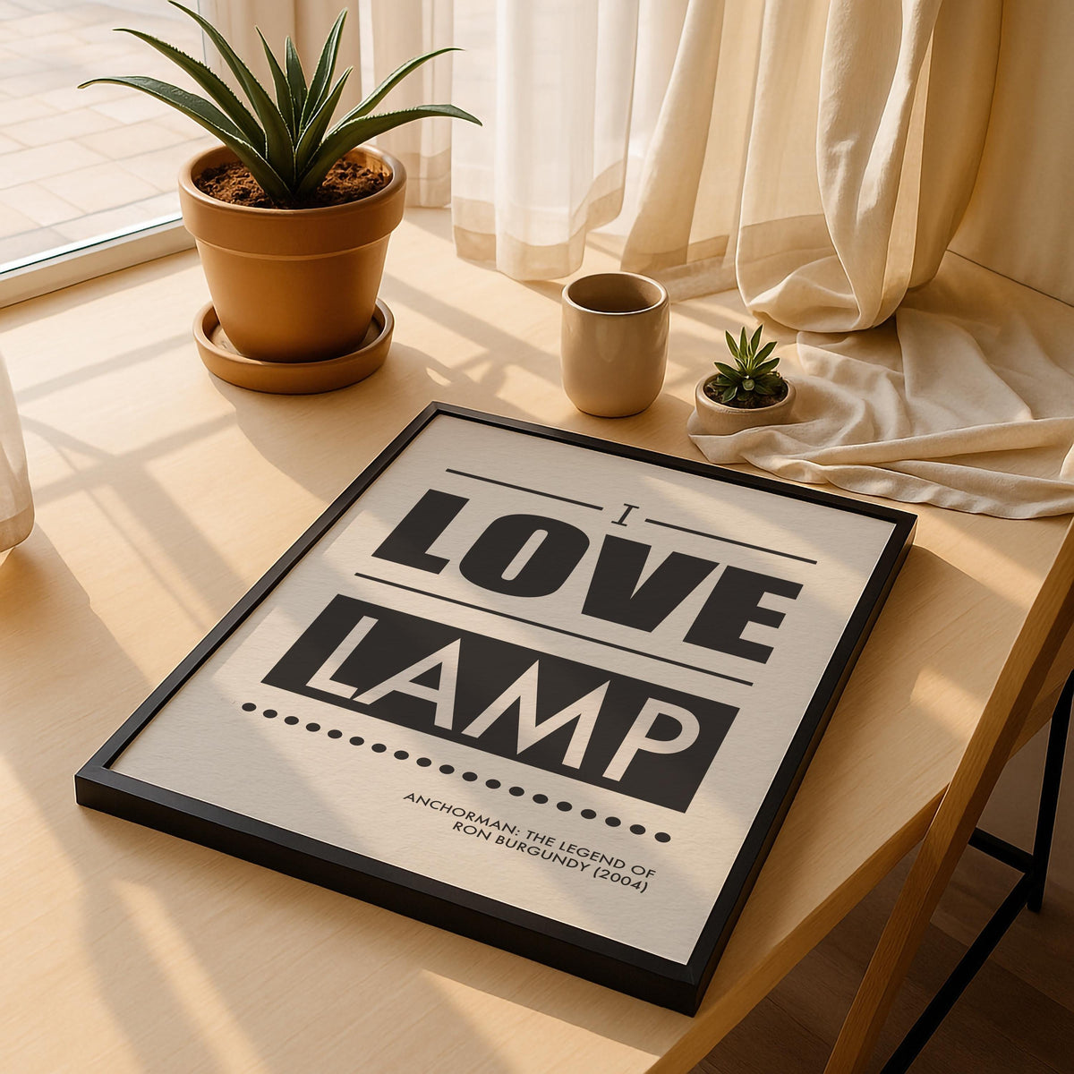 Anchorman Quote Print - I Love Lamp - Film Art Movie Poster — image 5
