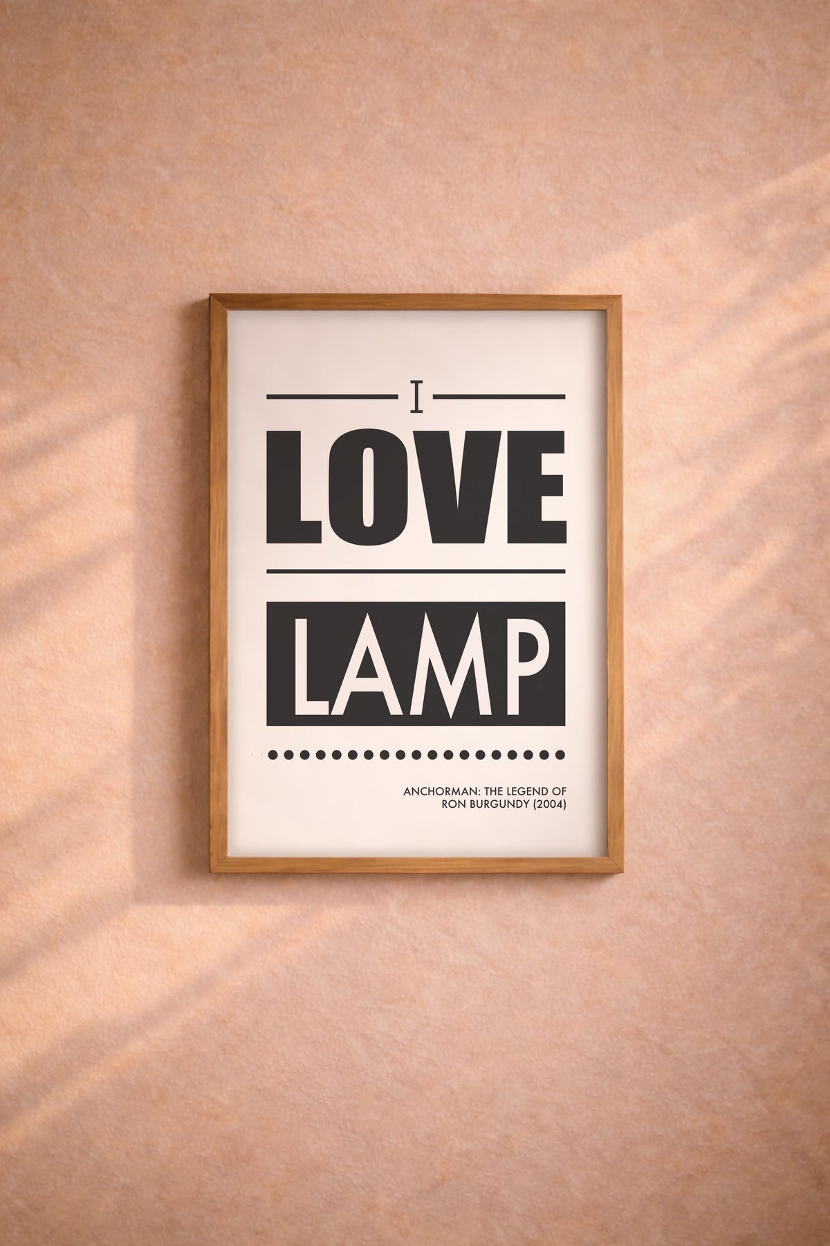 Anchorman Quote Print - I Love Lamp - Film Art Movie Poster — image 7
