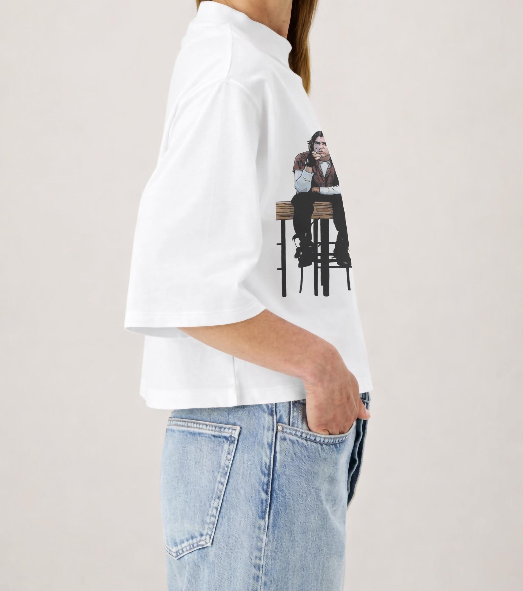The Breakfast Club T-Shirt - 80s Cult Movie Premium Oversized Cropped Graphic Tee — image 8