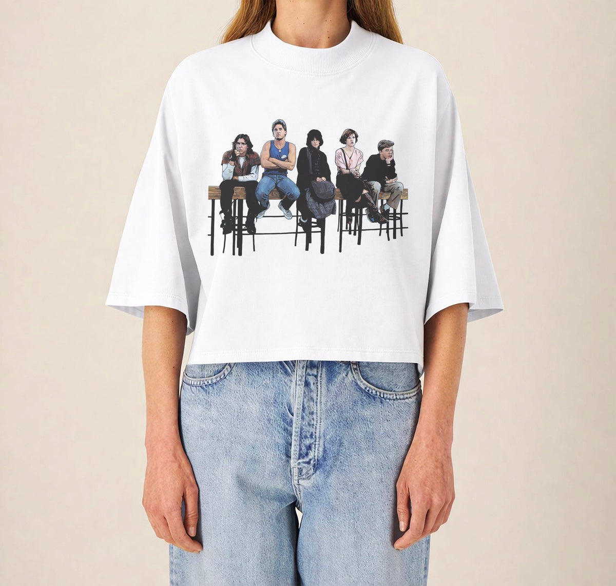 The Breakfast Club T-Shirt | Cropped Graphic Tee
