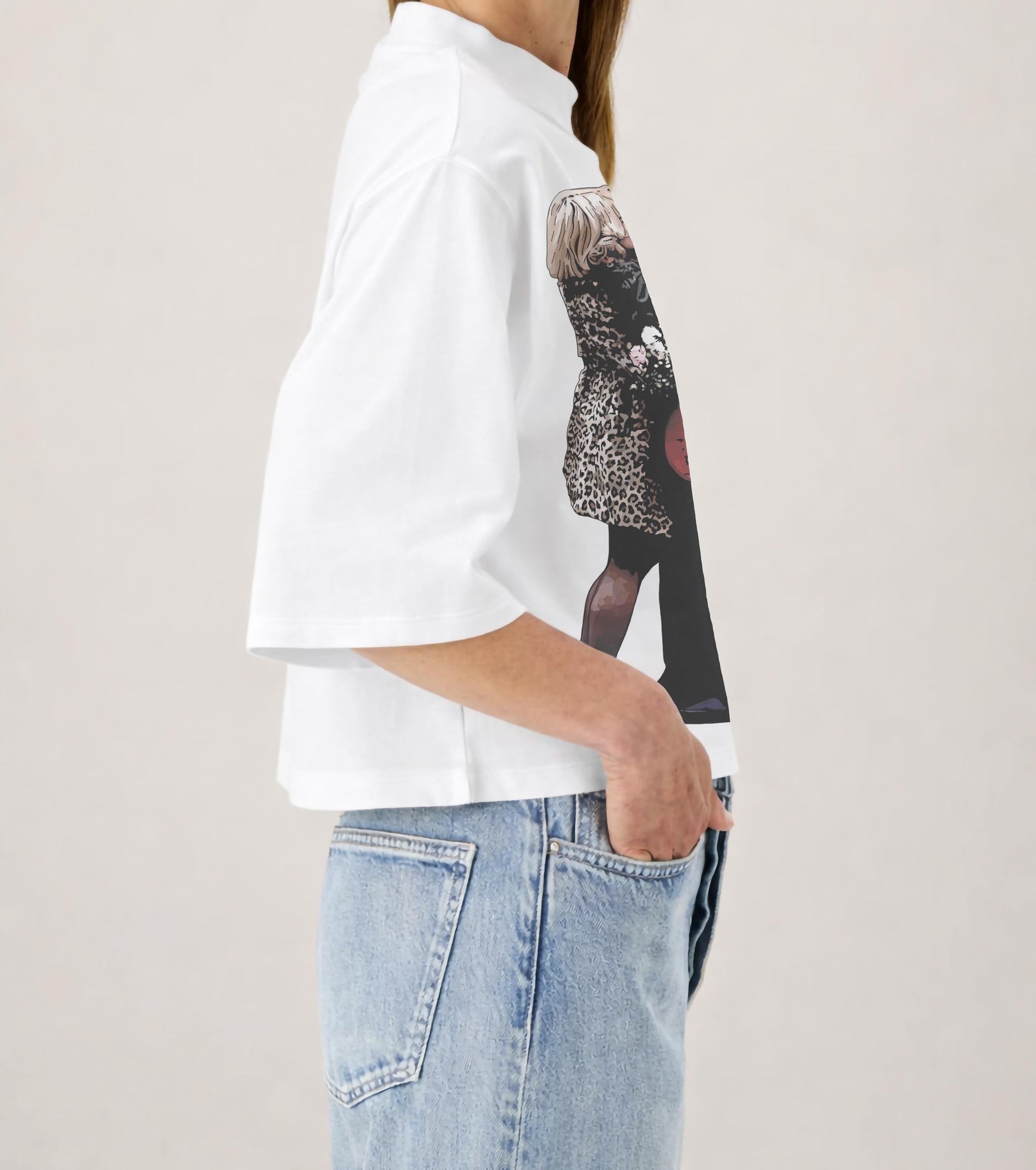 True Romance T-Shirt - 90s Cult Movie Premium Oversized Cropped Graphic Tee — image 4